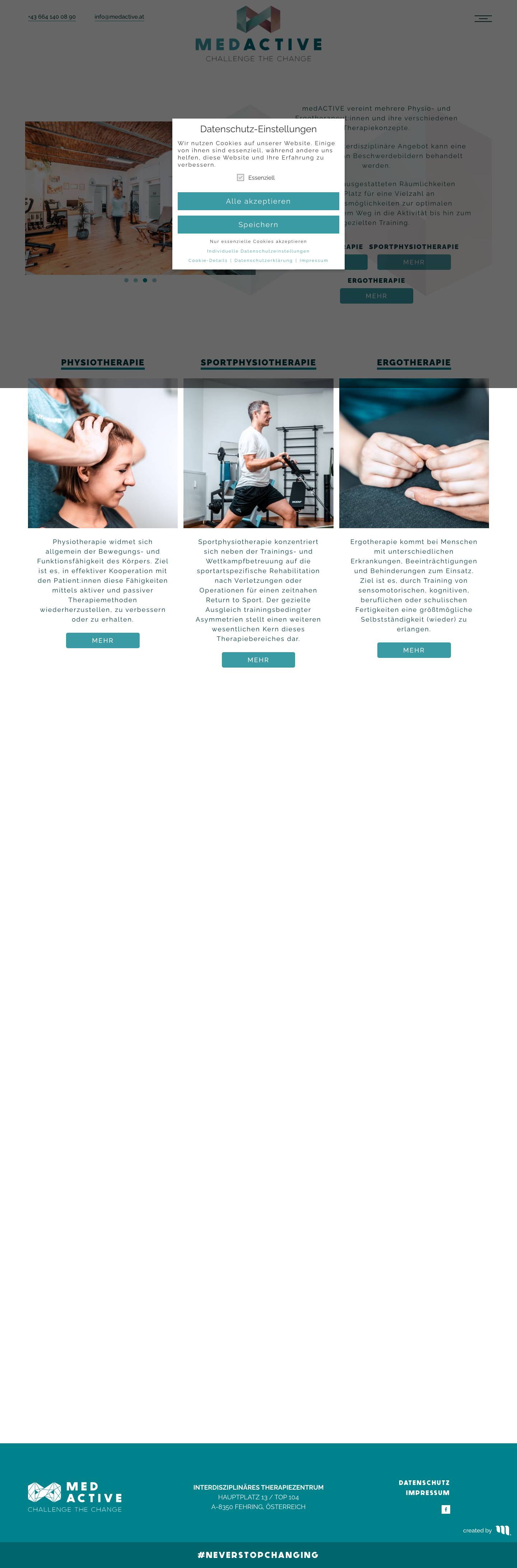 Home - medACTIVE - Full Screenshot