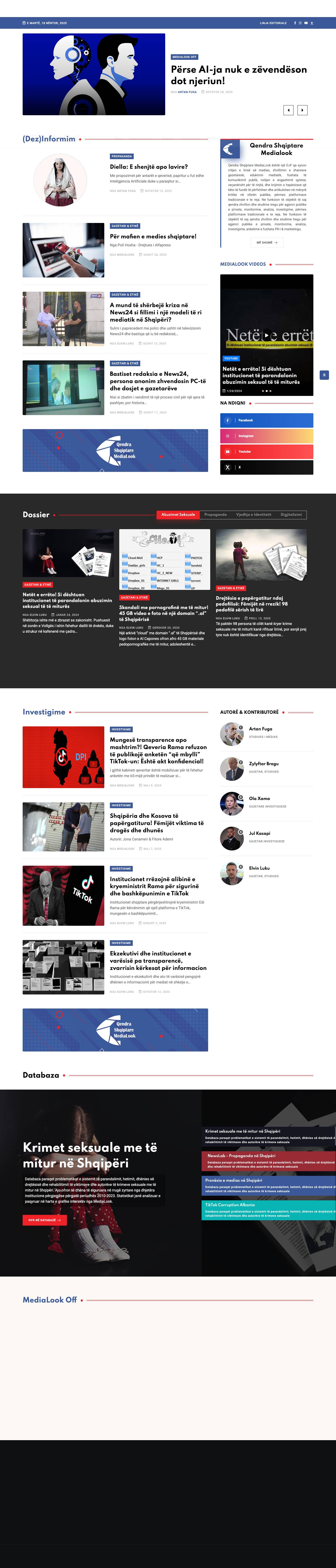 MediaLook | Media WatchDog Medialook - Media WatchDog - Full Screenshot