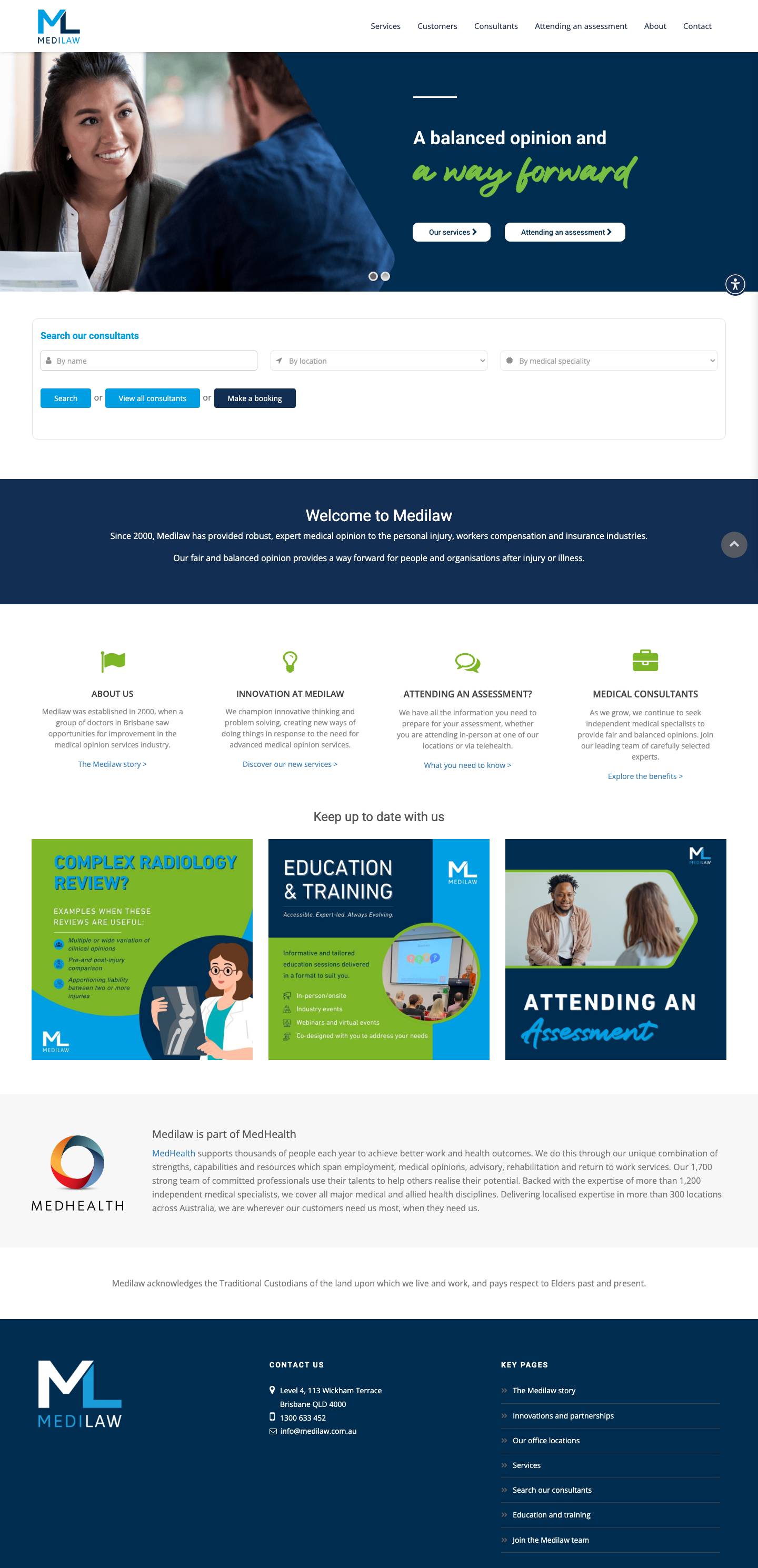 Medilaw - Expert Medical Opinion - Full Screenshot