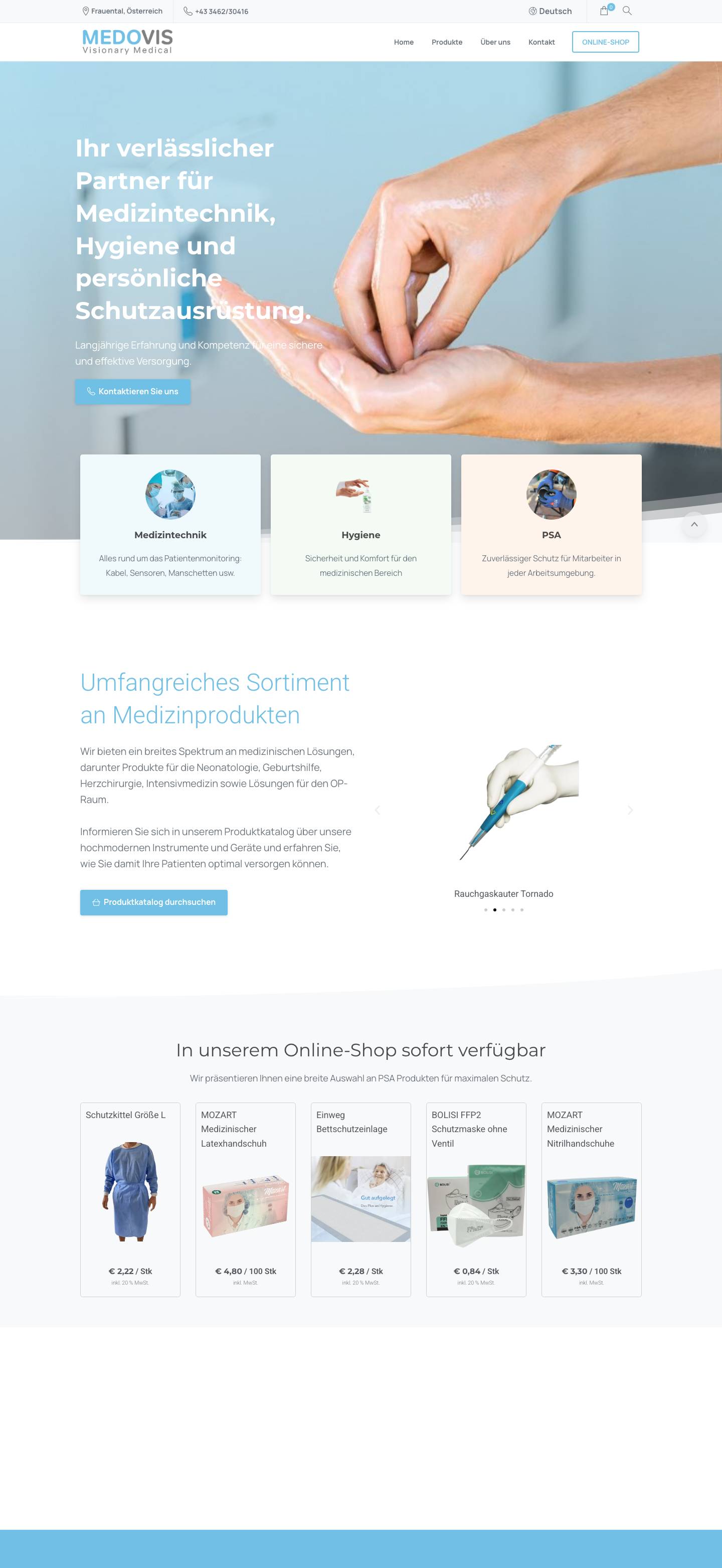 MEDOVIS - Visionary Healthcare - Full Screenshot