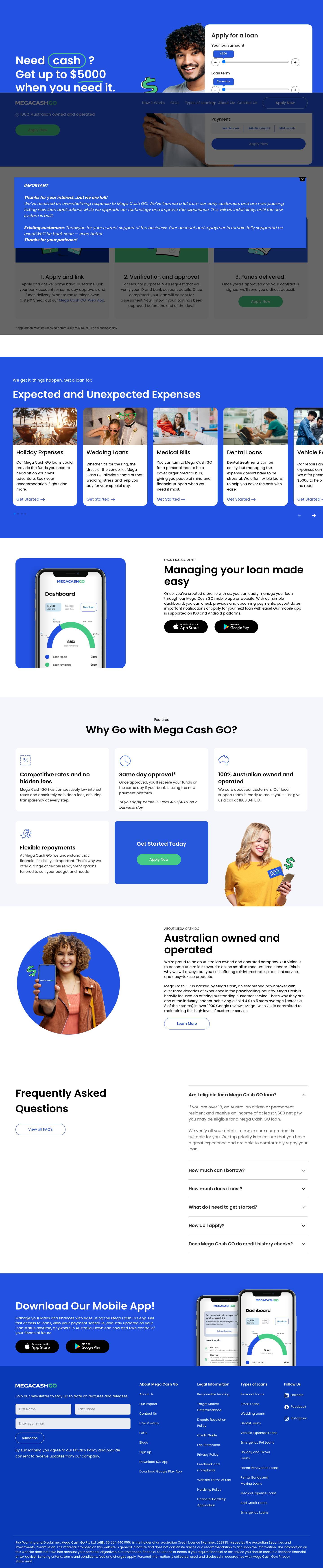 Home - Mega Cash GO - Full Screenshot