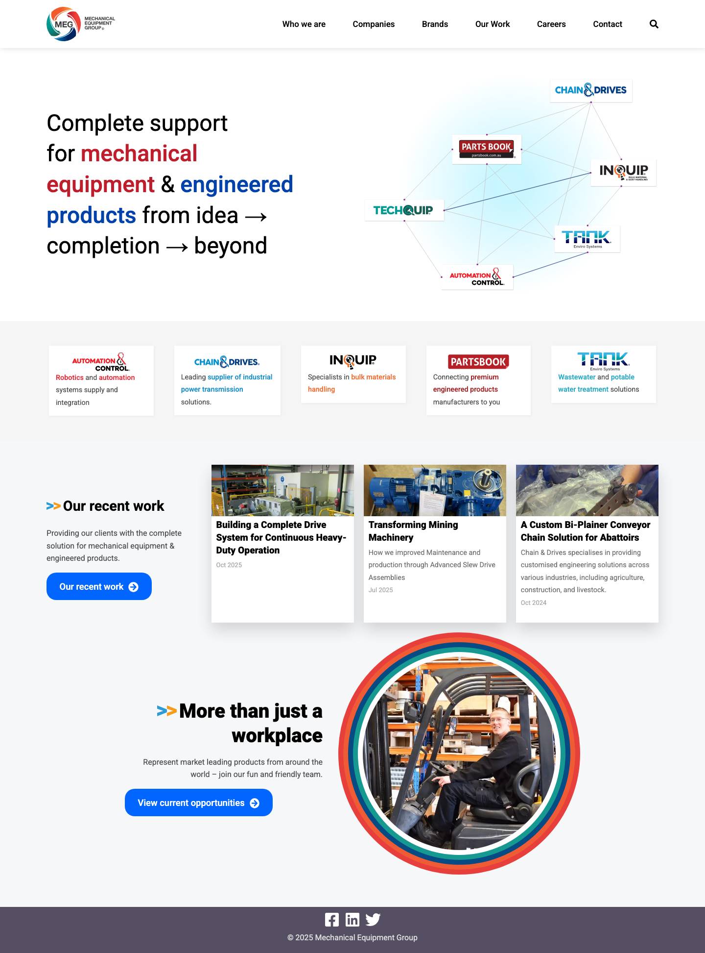 Complete support for mechanical equipment - Mechanical Equipment Group - Full Screenshot