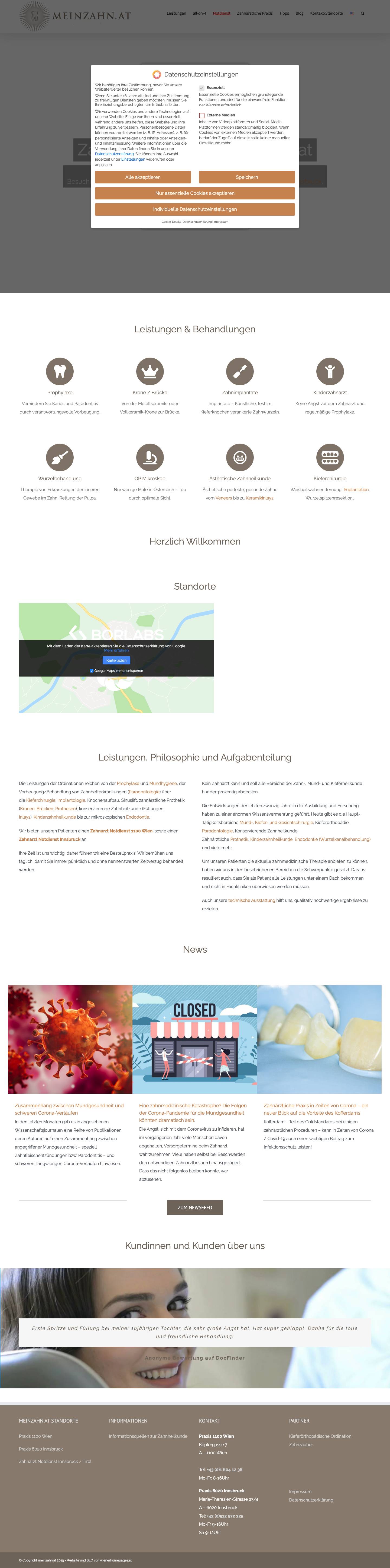 dental-surgery - Zahnarzt Dr. Zsolt Fischer in Wien - Full Screenshot