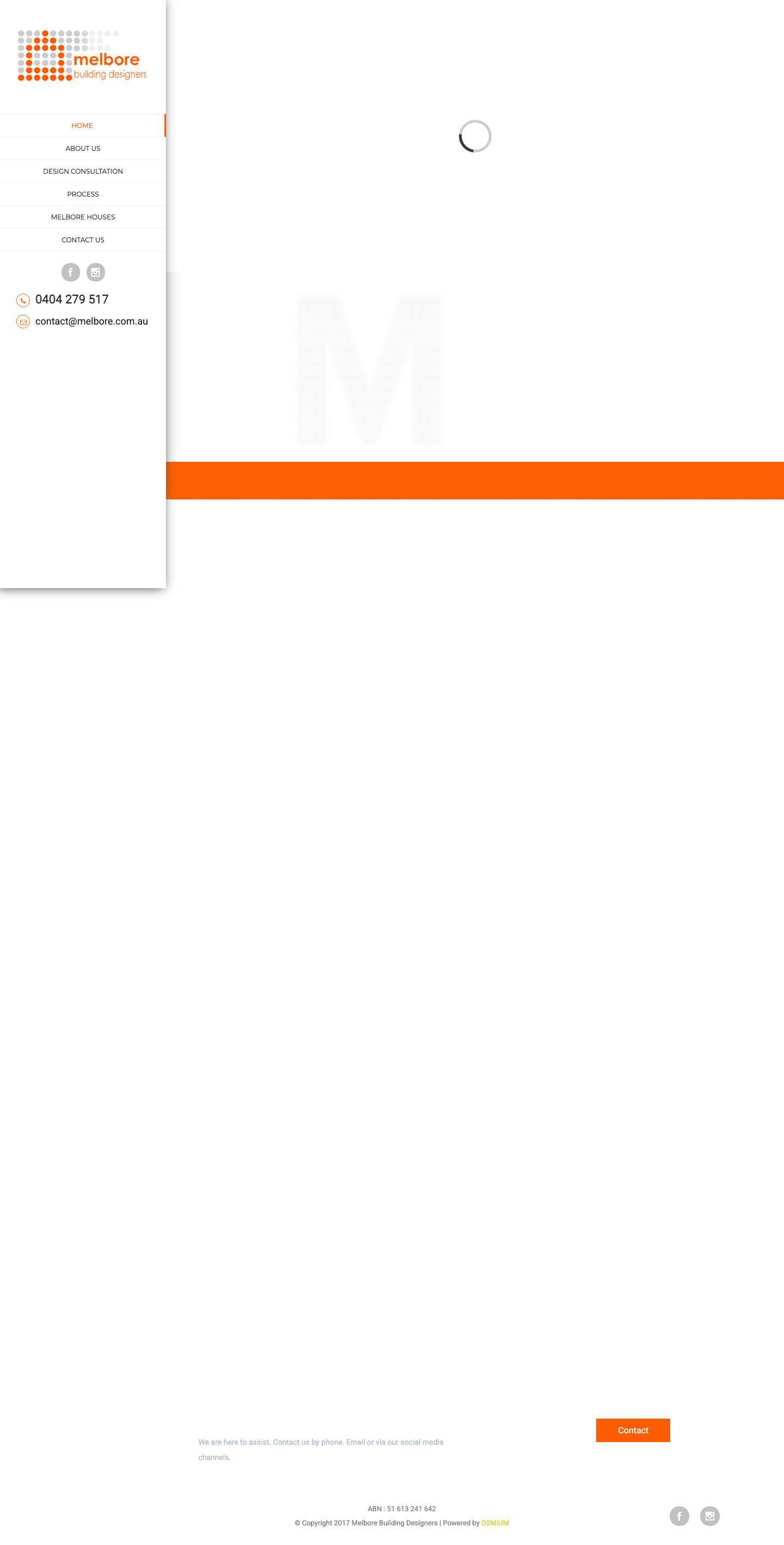 Melbore Building Designers - Full Screenshot
