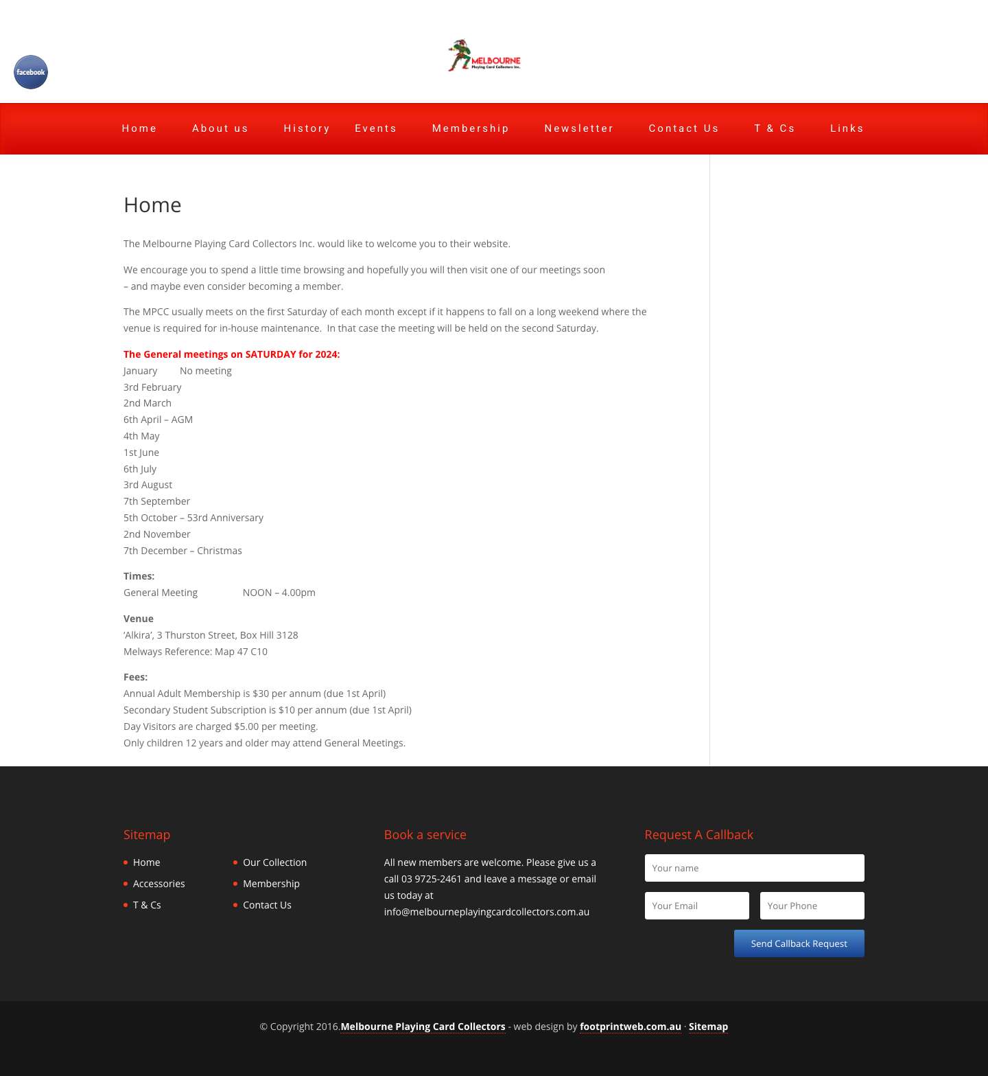 Melbourne Playing Card CollectorsMelbourne Playing Card Collectors - Full Screenshot