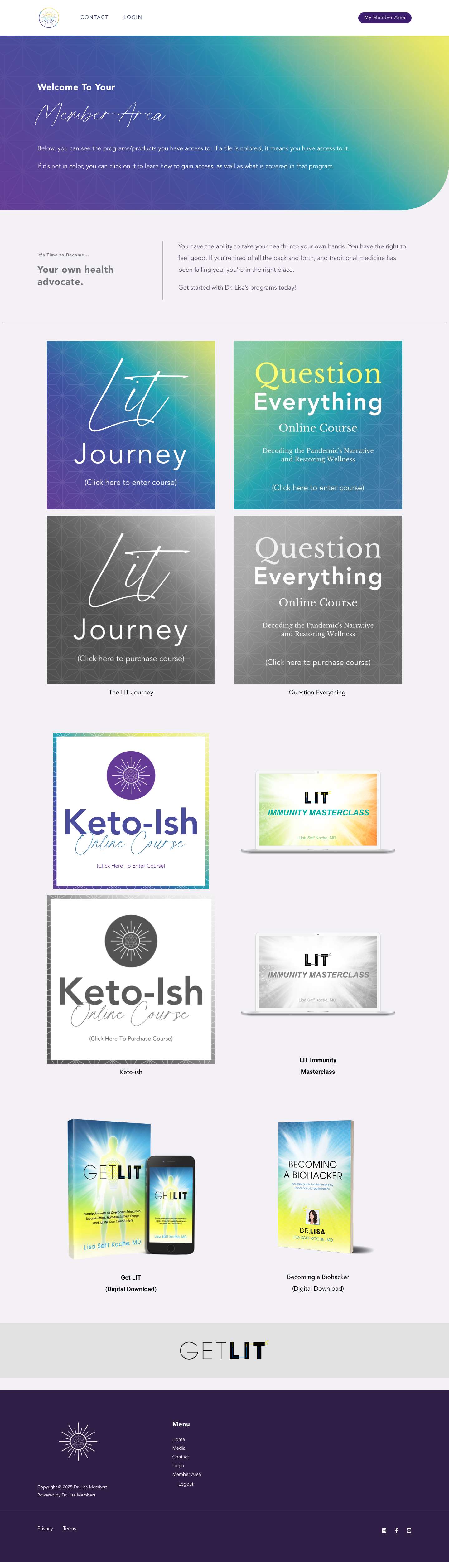 Dr. Lisa Members - Full Screenshot