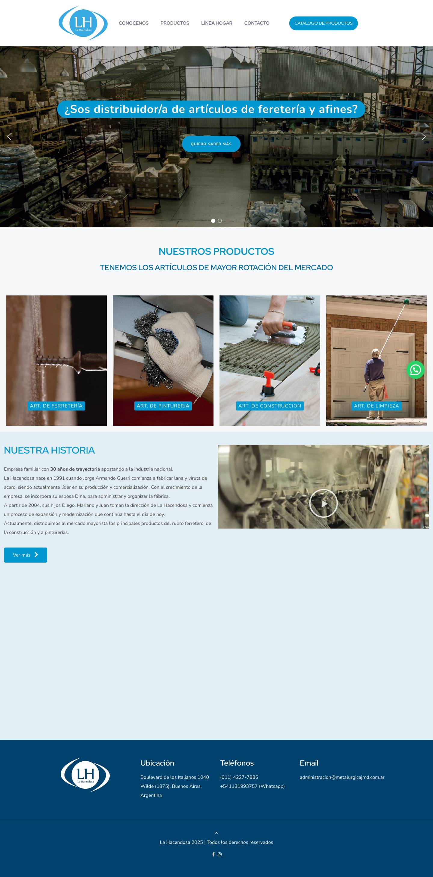 La Hacendosa – Ferreteria mayoristaWhatsApp - Full Screenshot