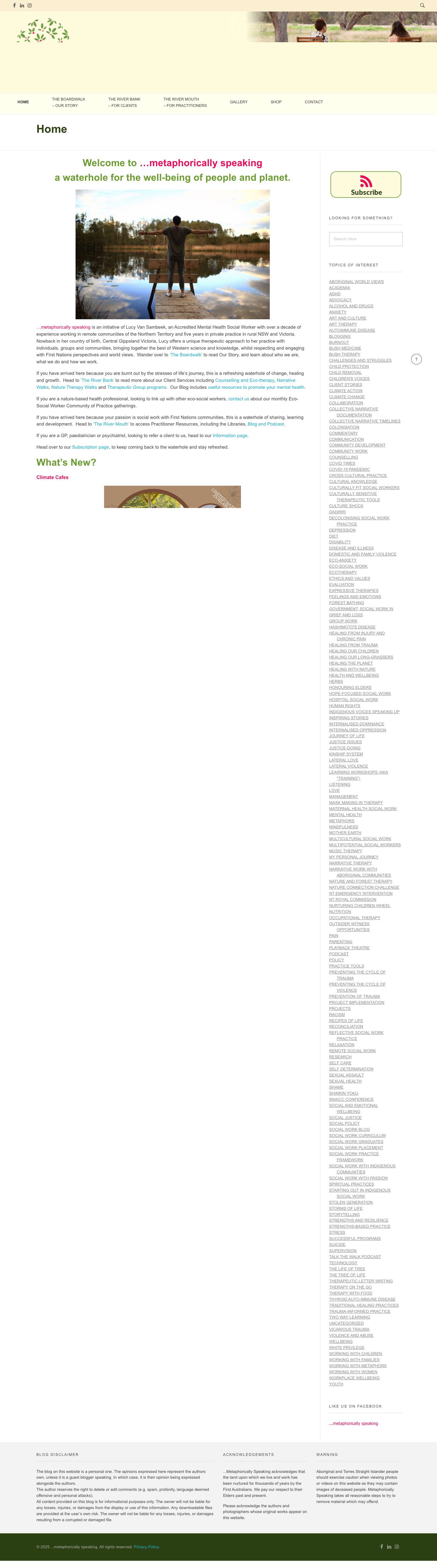 Home - ...metaphorically speaking - Full Screenshot