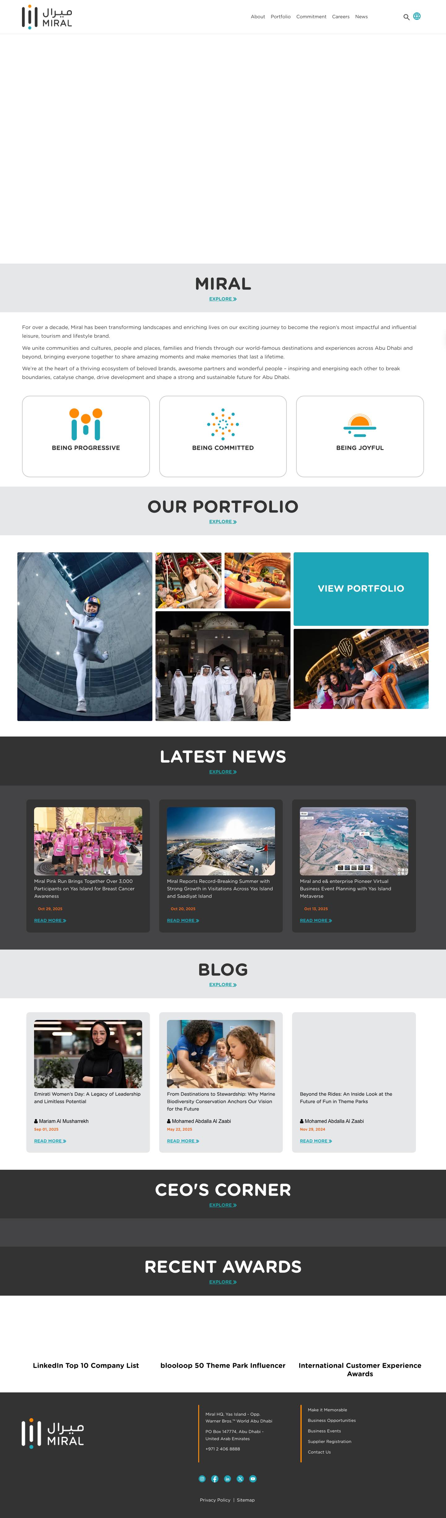 Miral Group - Full Screenshot