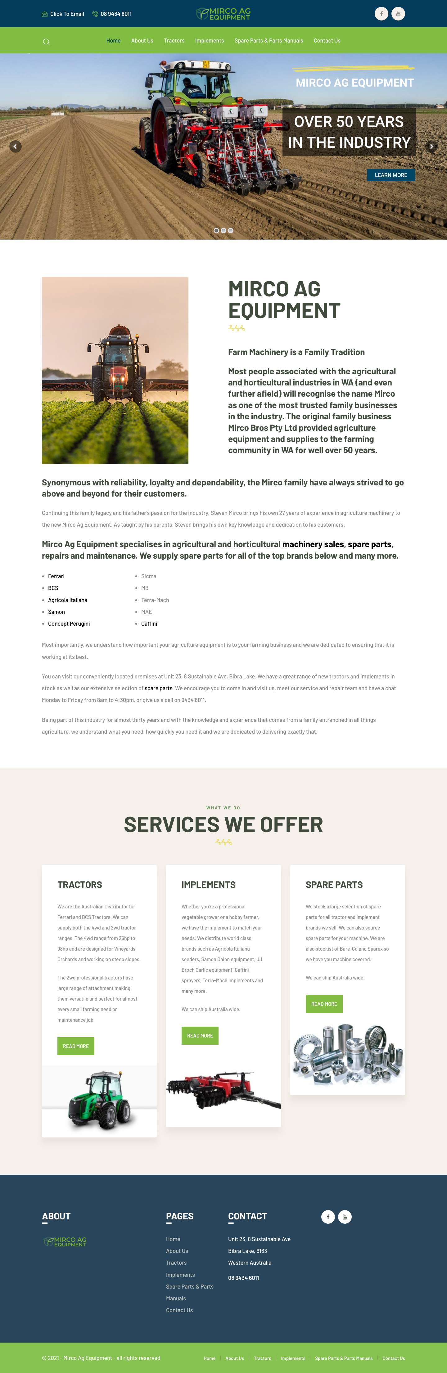 Mirco Ag Equipment - Full Screenshot