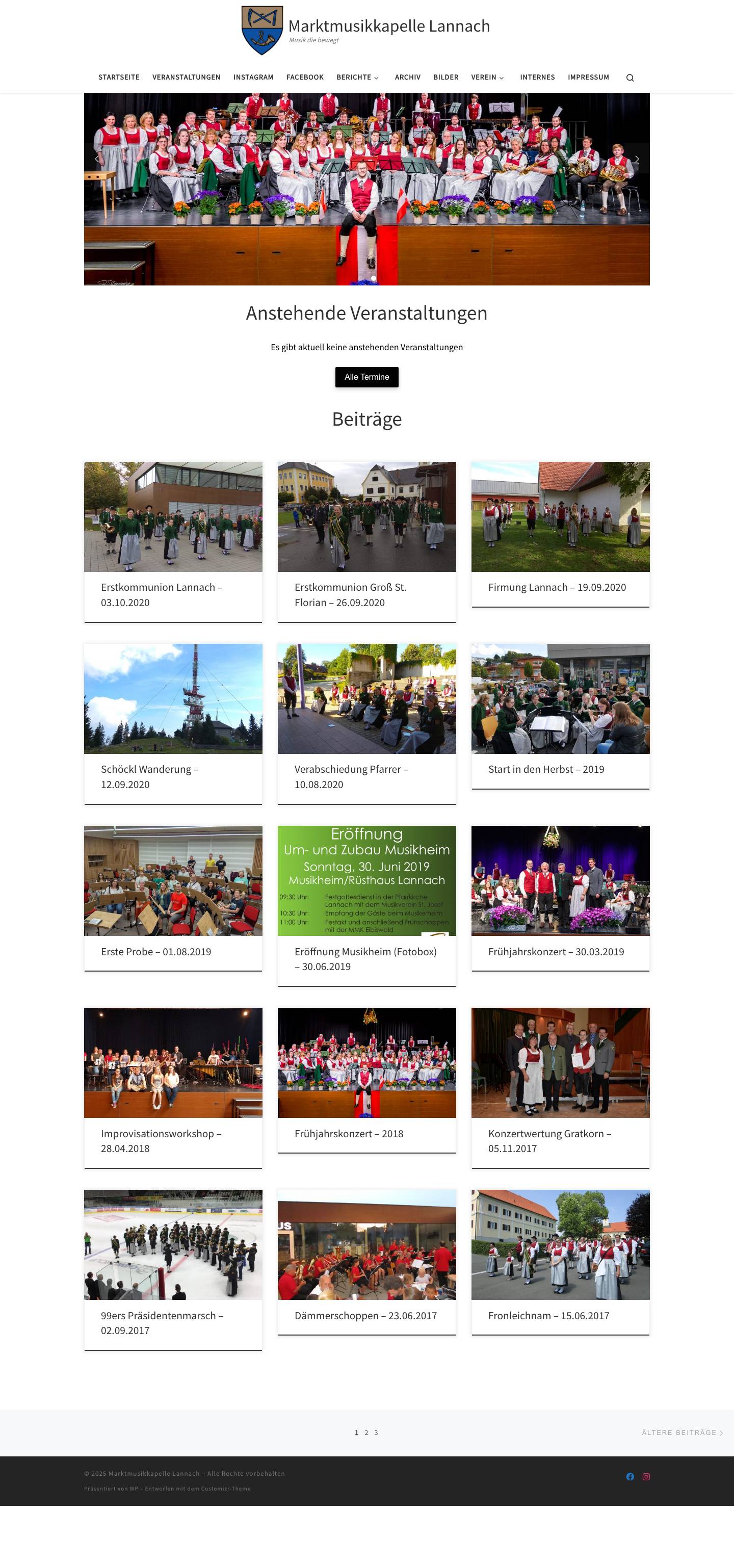 Marktmusikkapelle Lannach - Musik die bewegt - Full Screenshot