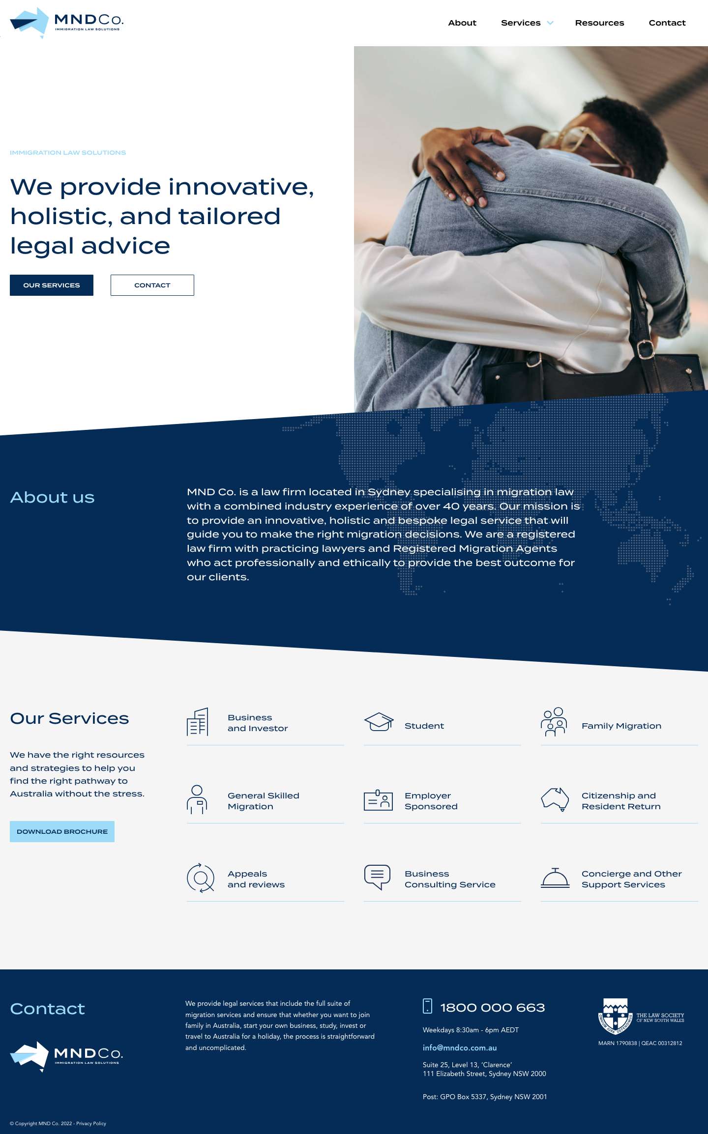 Home - MND Co. - Full Screenshot