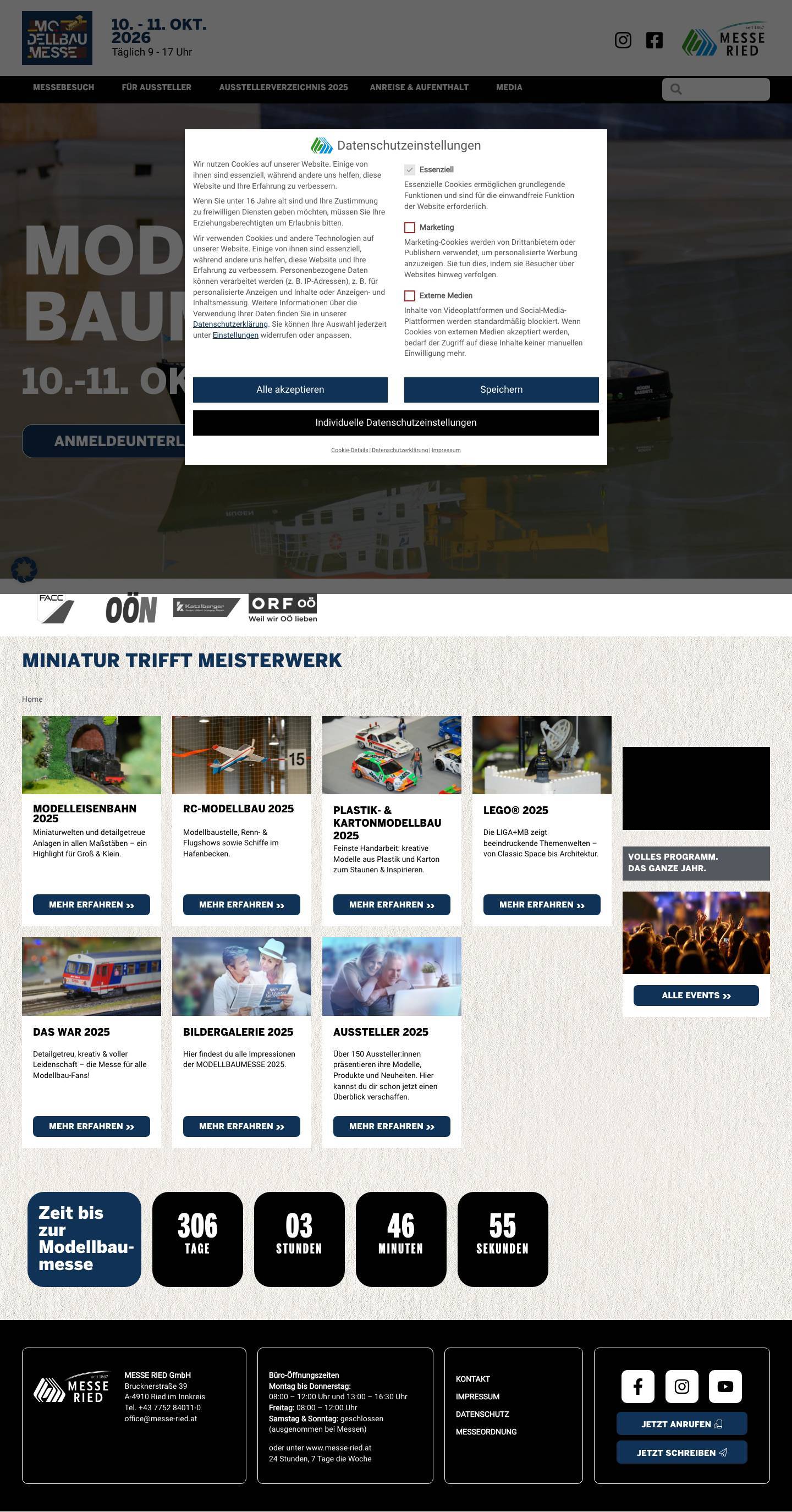 Modellbaumesse - Ried im Innkreis - Full Screenshot