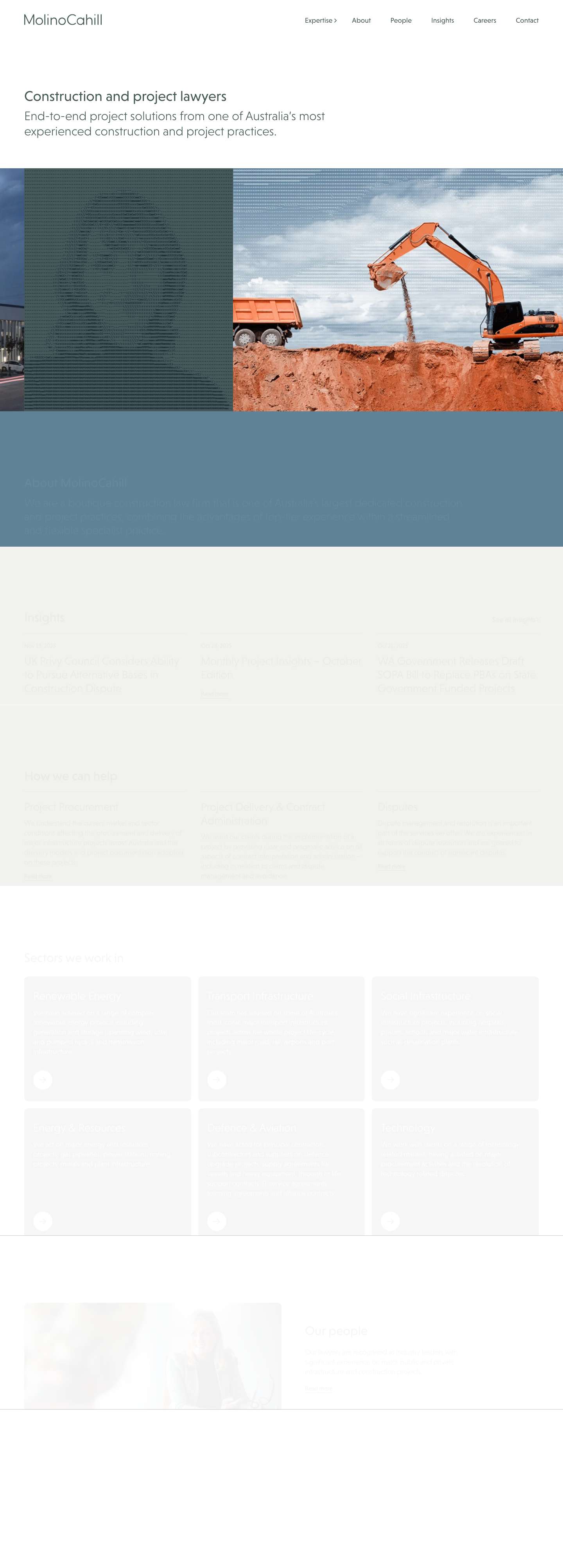 MolinoCahill - Melbourne, Australia - Full Screenshot