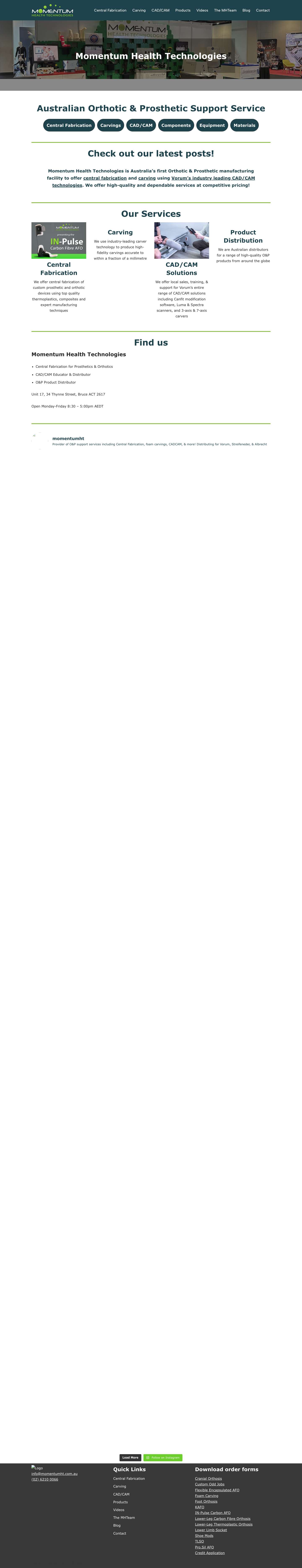 Momentum Health Technologies - Momentum Health Technologies - Full Screenshot