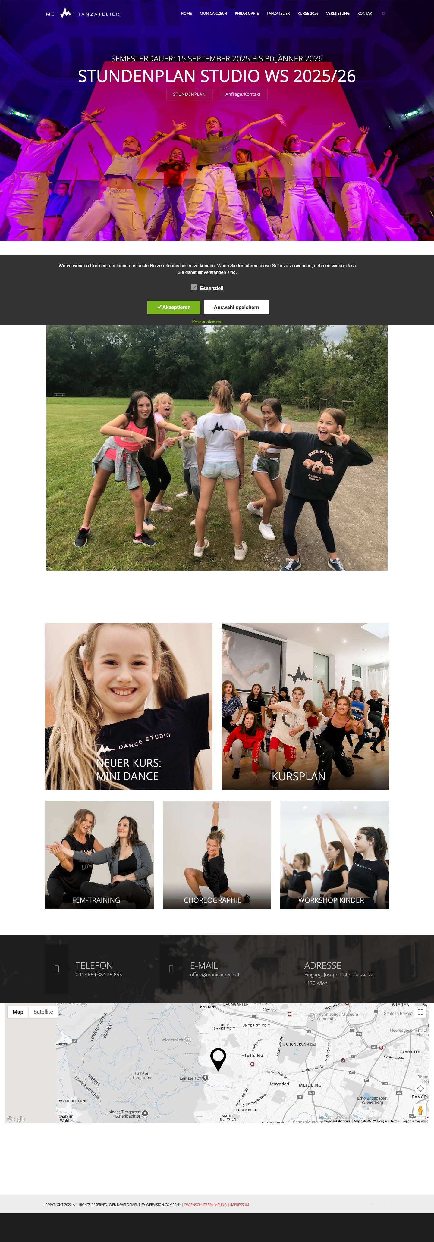 MC Tanzatelier – Das Tanzatelier der besonderen Art über den Dächern Wiens: - Full Screenshot