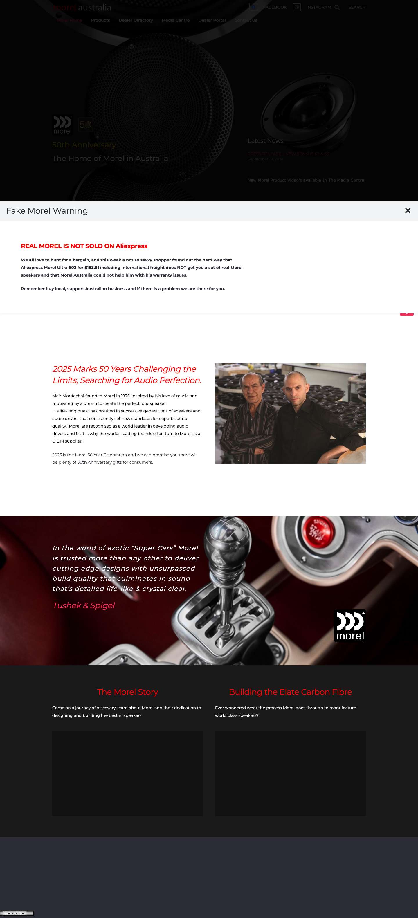 Morel Car Audio Australia - Full Screenshot