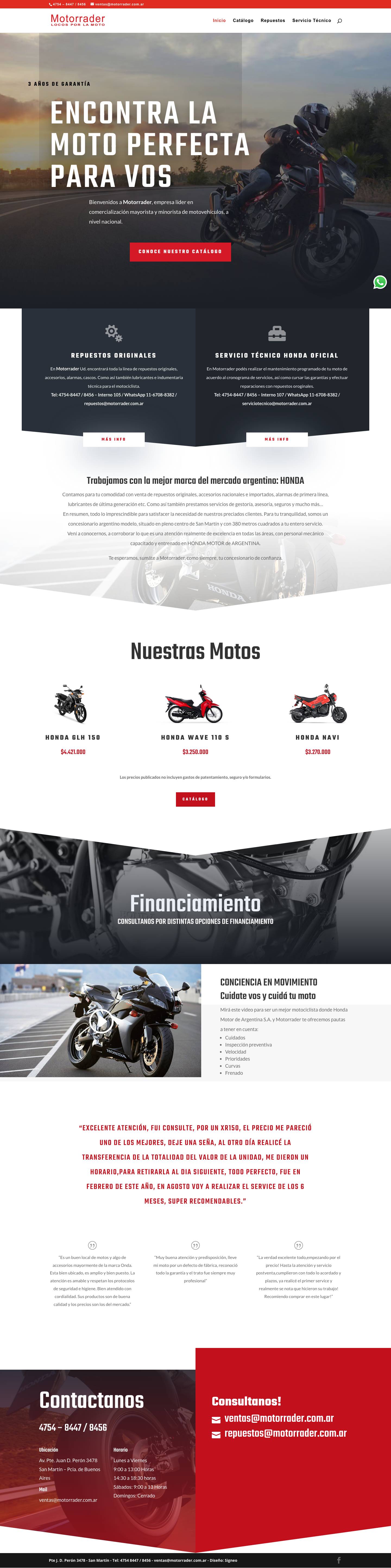 Motorrader | Locos por la moto - Full Screenshot