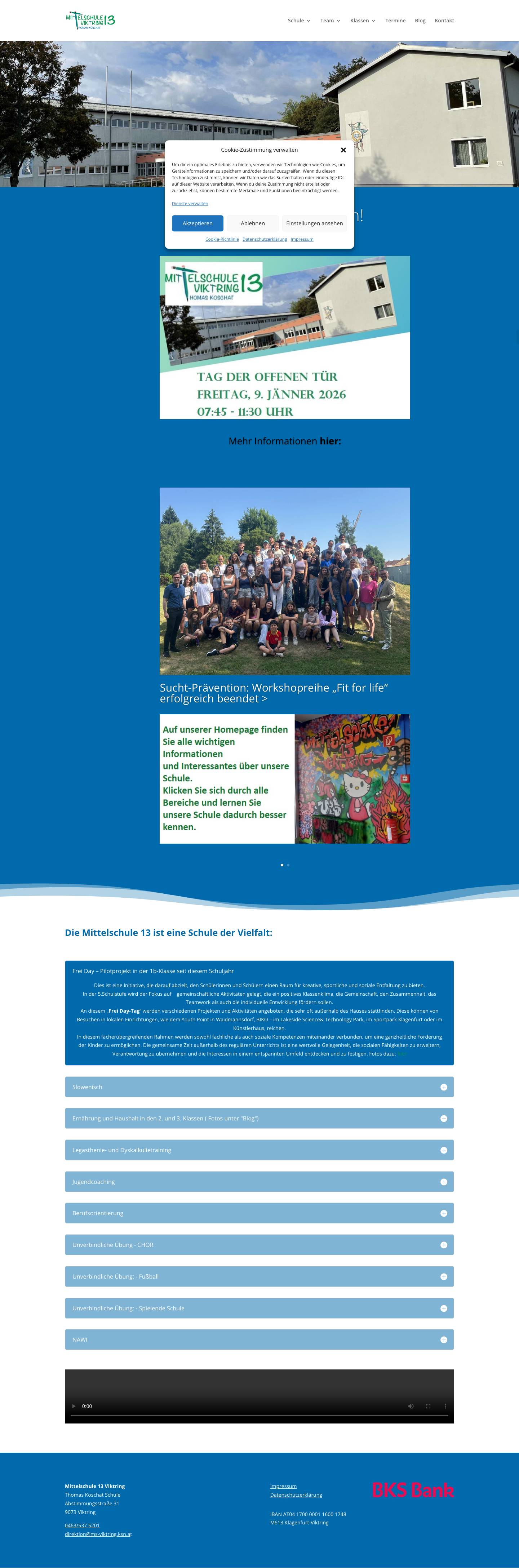 Schule - MS Viktring - Full Screenshot