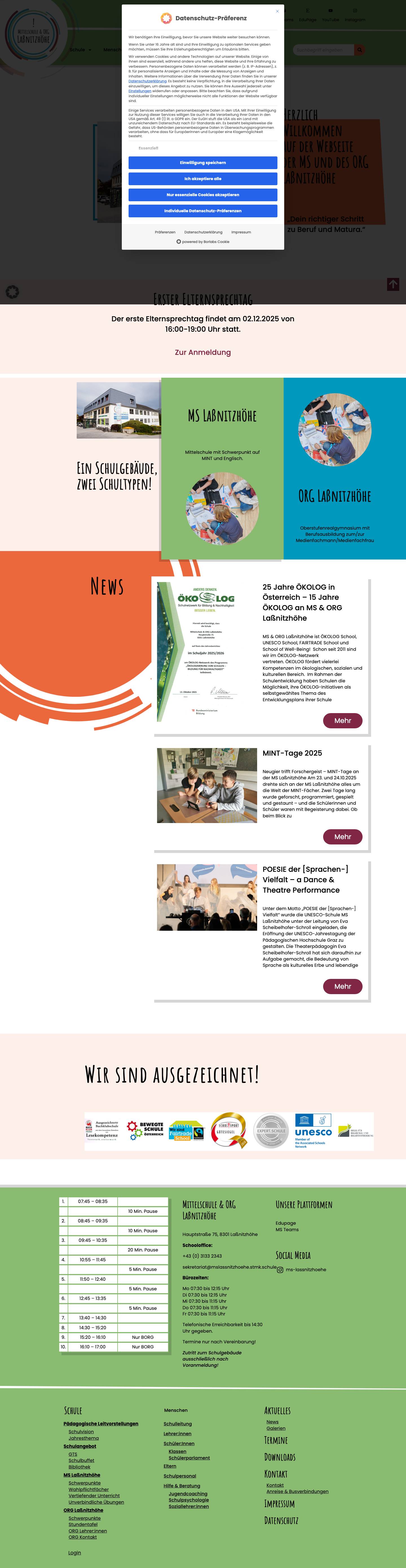 MS & ORG Laßnitzhöhe - Full Screenshot