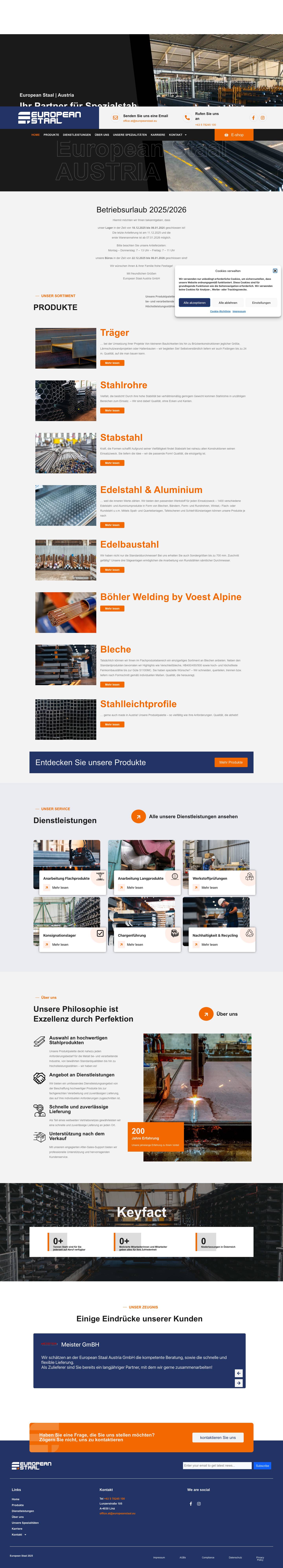 European Staal - Full Screenshot