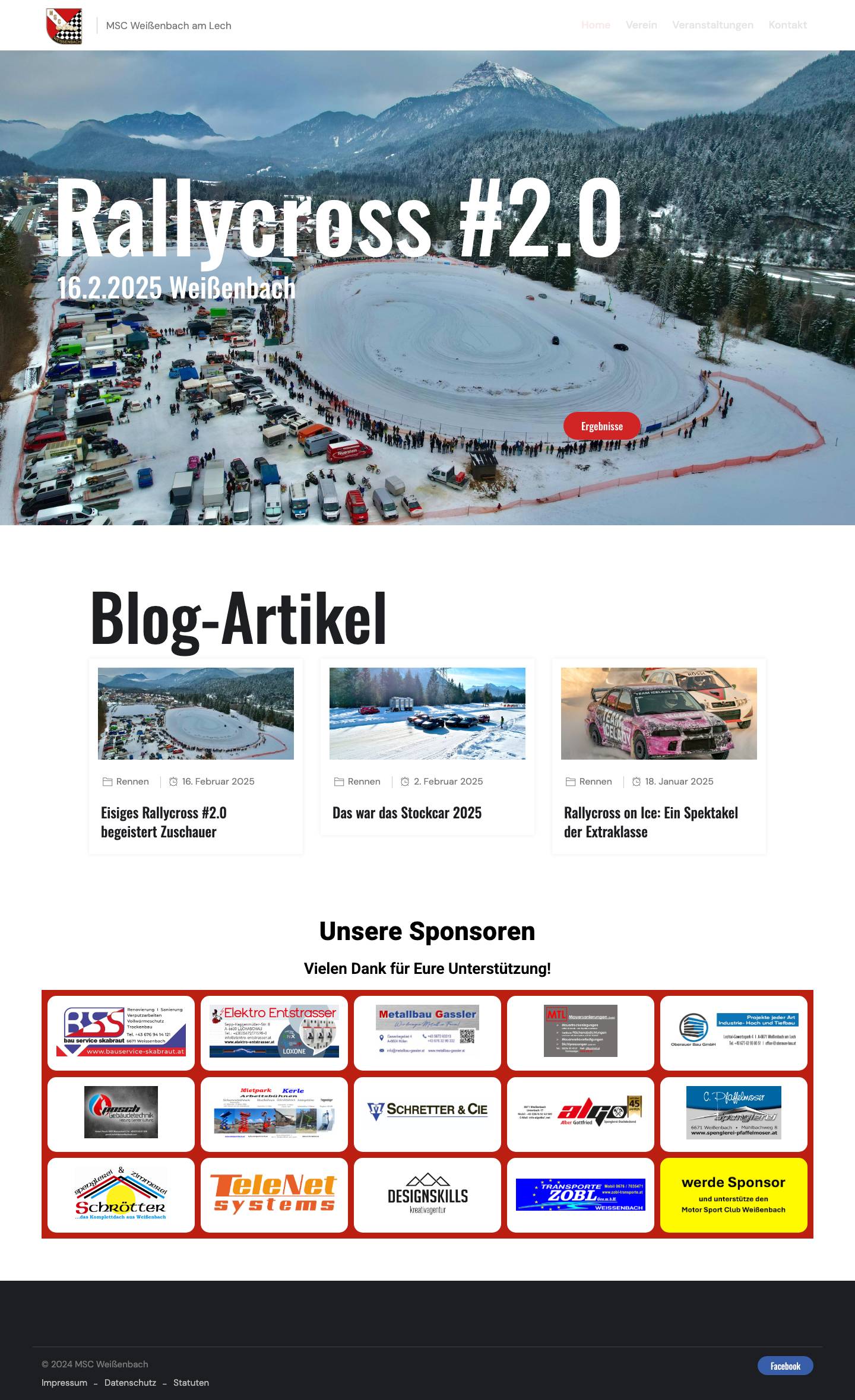 MSC Weissenbach – Motorsport - Full Screenshot