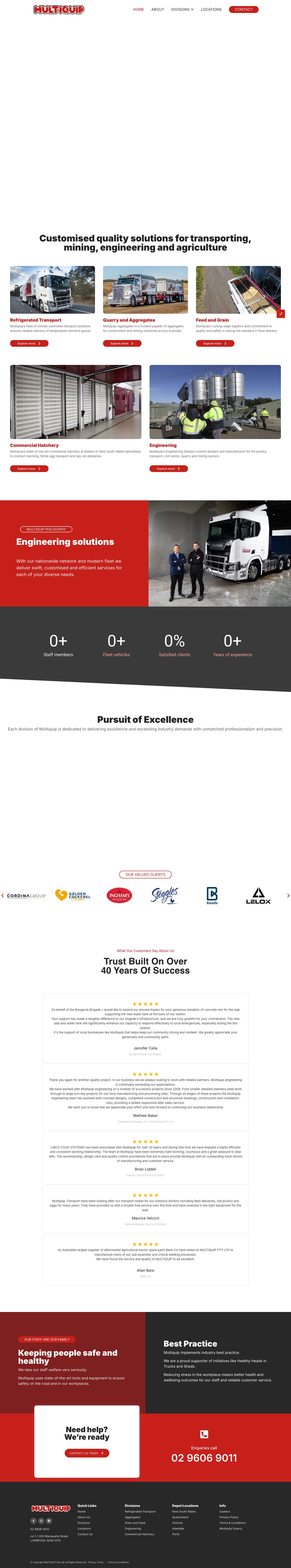 Multiquip Pty Ltd - Full Screenshot