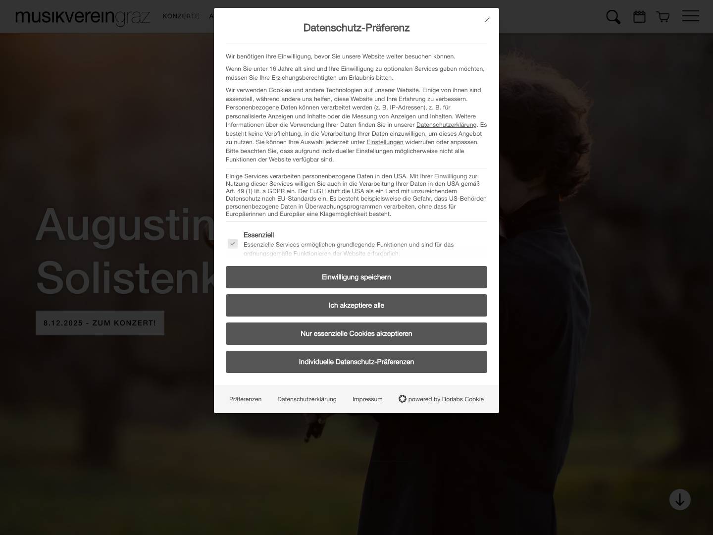 Musikverein für SteiermarkComments Box SVG icons - Full Screenshot