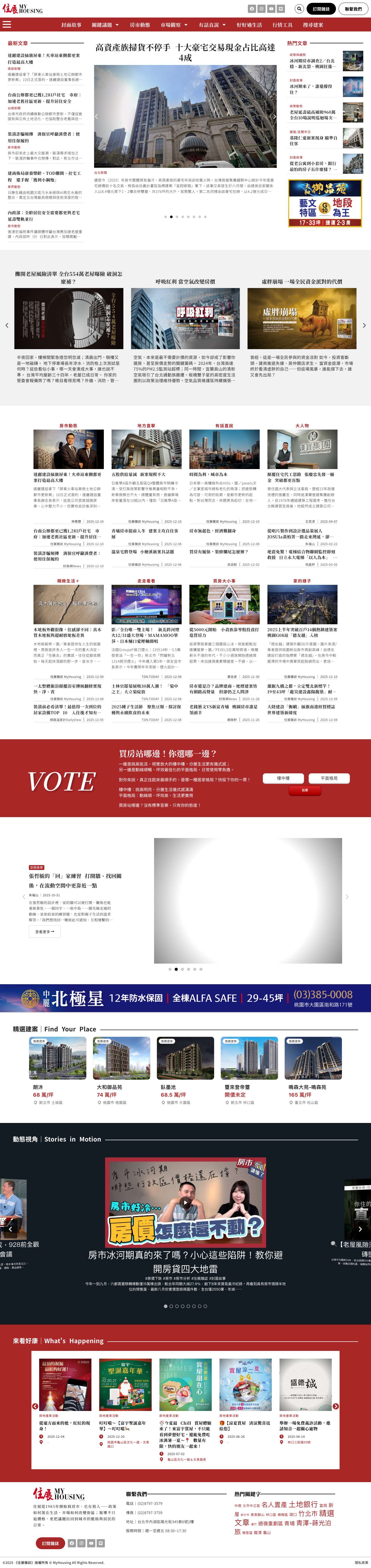 住展雜誌 | 讀懂居住、看見未來 - Full Screenshot