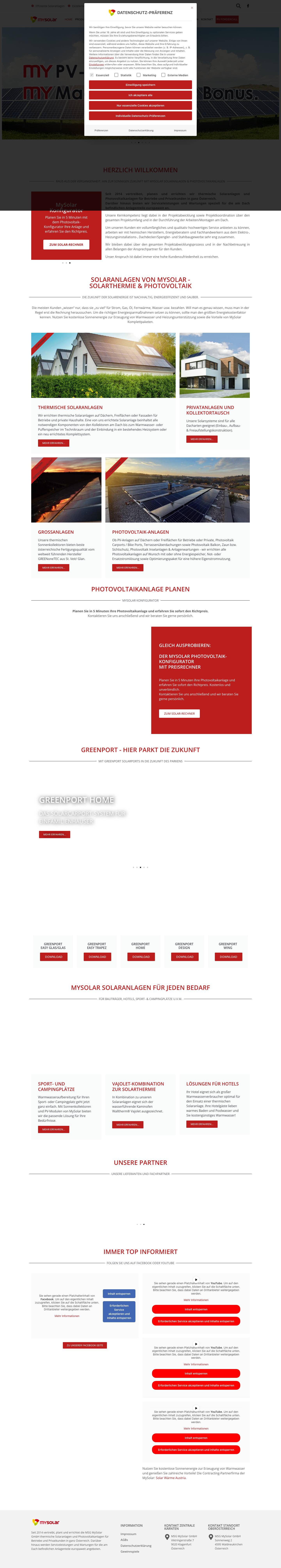 Home - MySolar - Full Screenshot