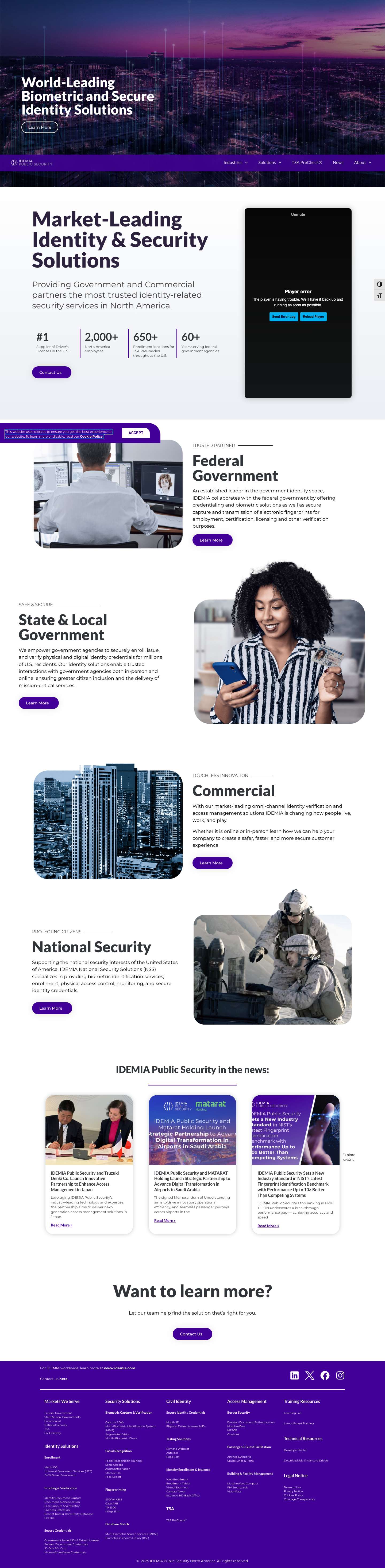 IDEMIA North America - IDEMIA North America - Full Screenshot