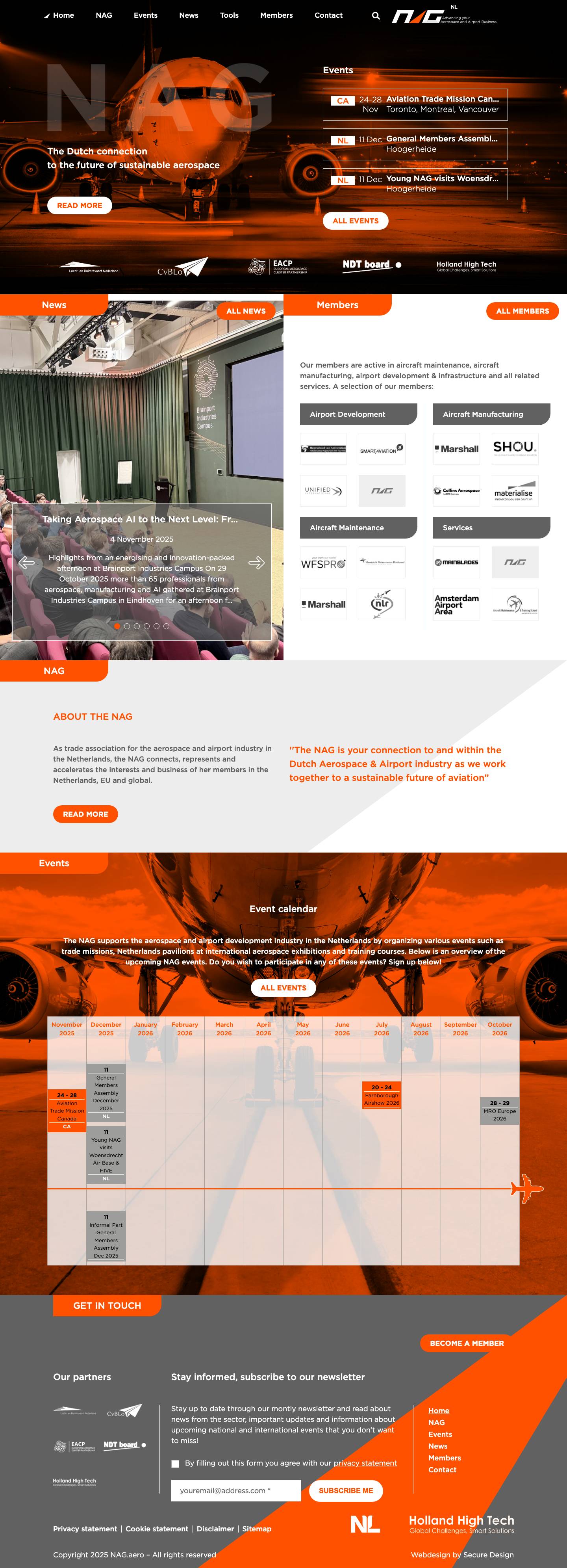 The Dutch connection to the future of sustainable aerospace - NAG - Full Screenshot