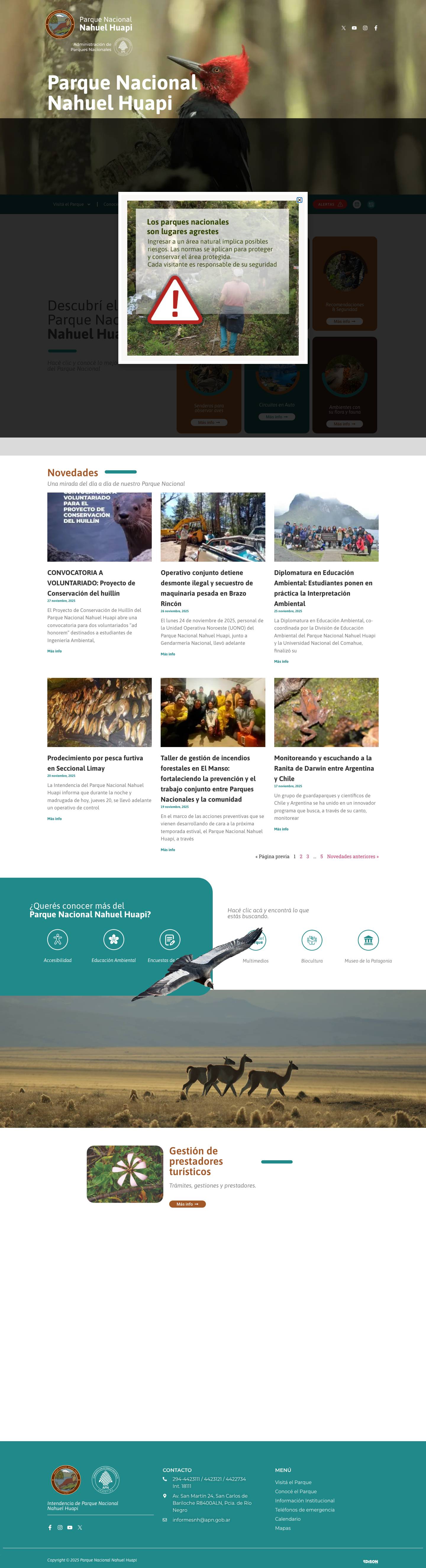 Parque Nacional Nahuel Huapi - Full Screenshot