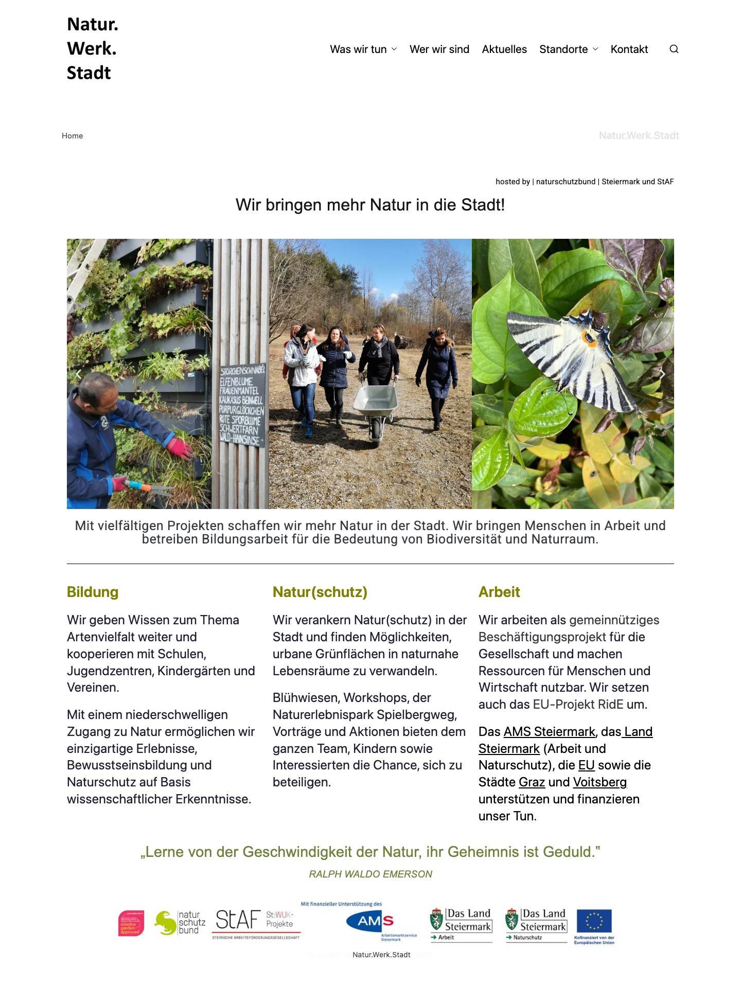 Natur.Werk.Stadt - Full Screenshot