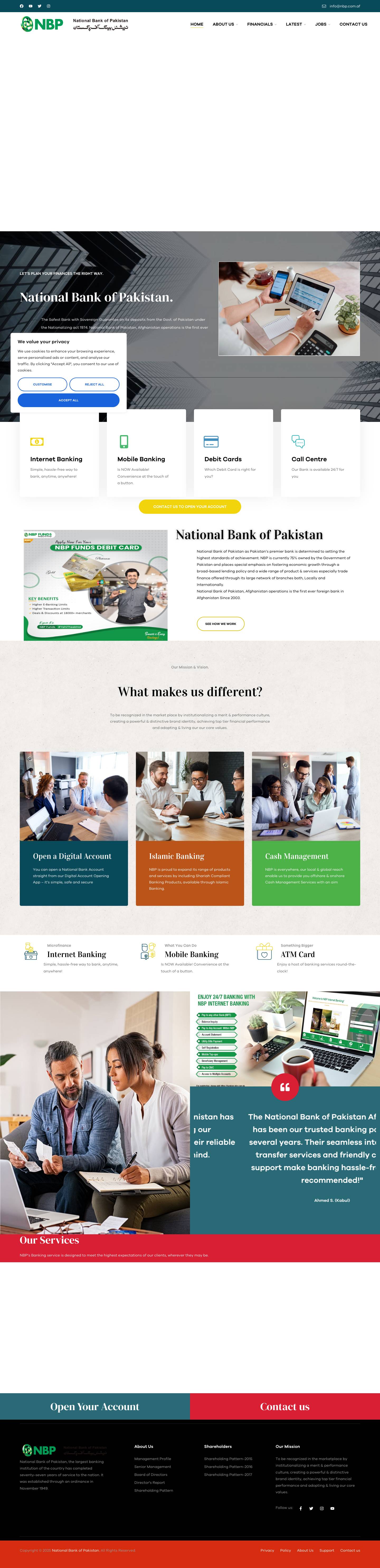 National Bank of Pakistan – National Bank of Pakistan - Full Screenshot