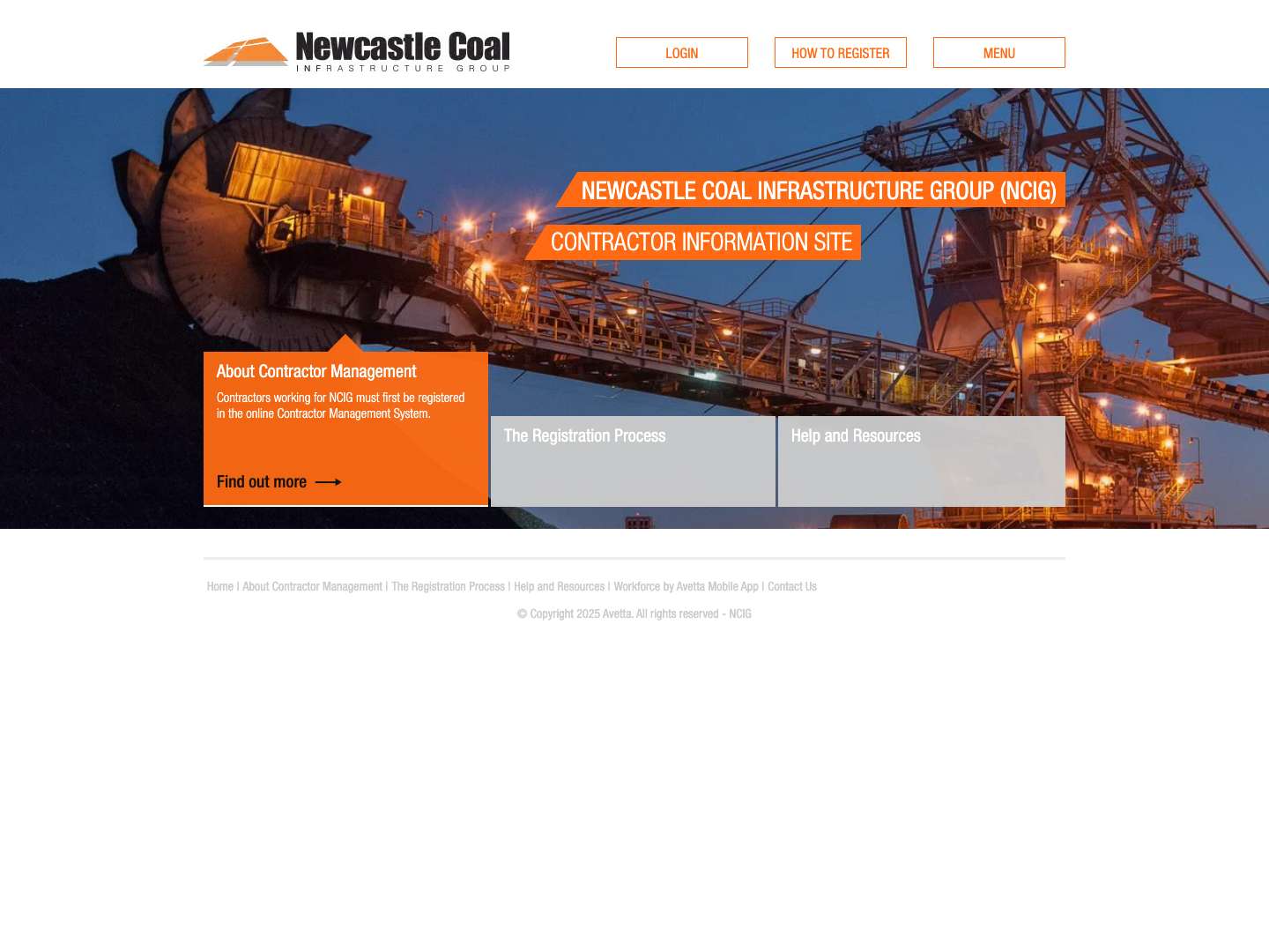 NCIG Contractorsncigcontractors – Just another Onsite Customer Portal site - Full Screenshot