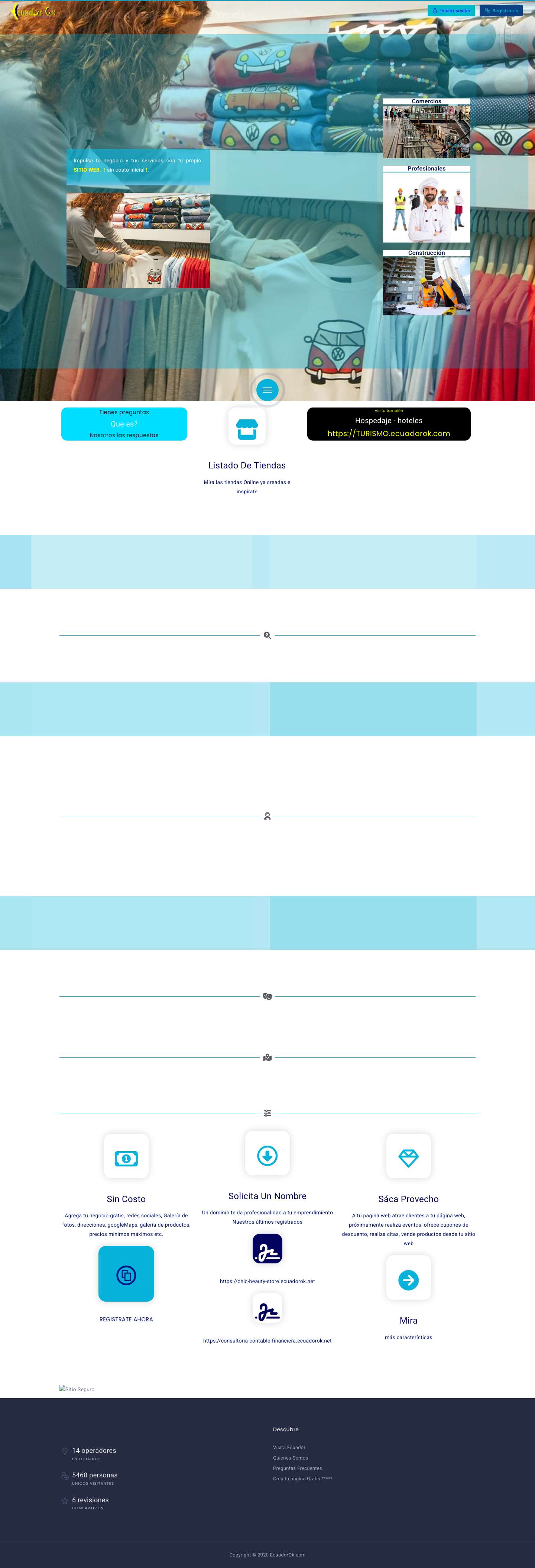 Negocios Ecuador Ok – Todo en un solo lugar – sitios en ecuador – Negocios Ecuador Ok – Todo en un solo lugar – los mejores sitios a visitar - Full Screenshot