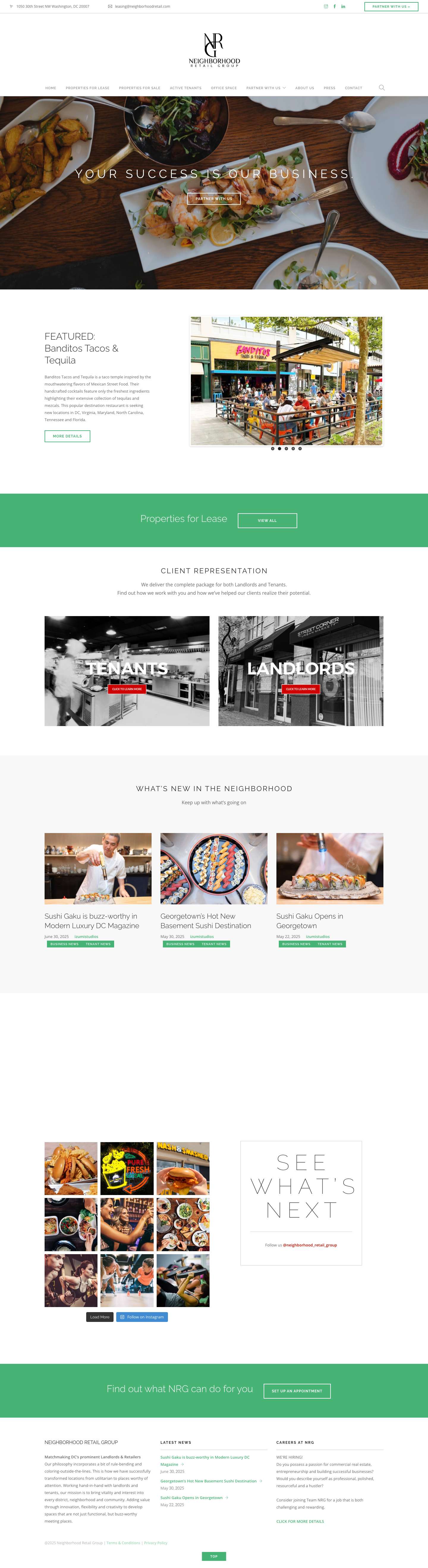 Home - Neighborhood Retail Group - Full Screenshot