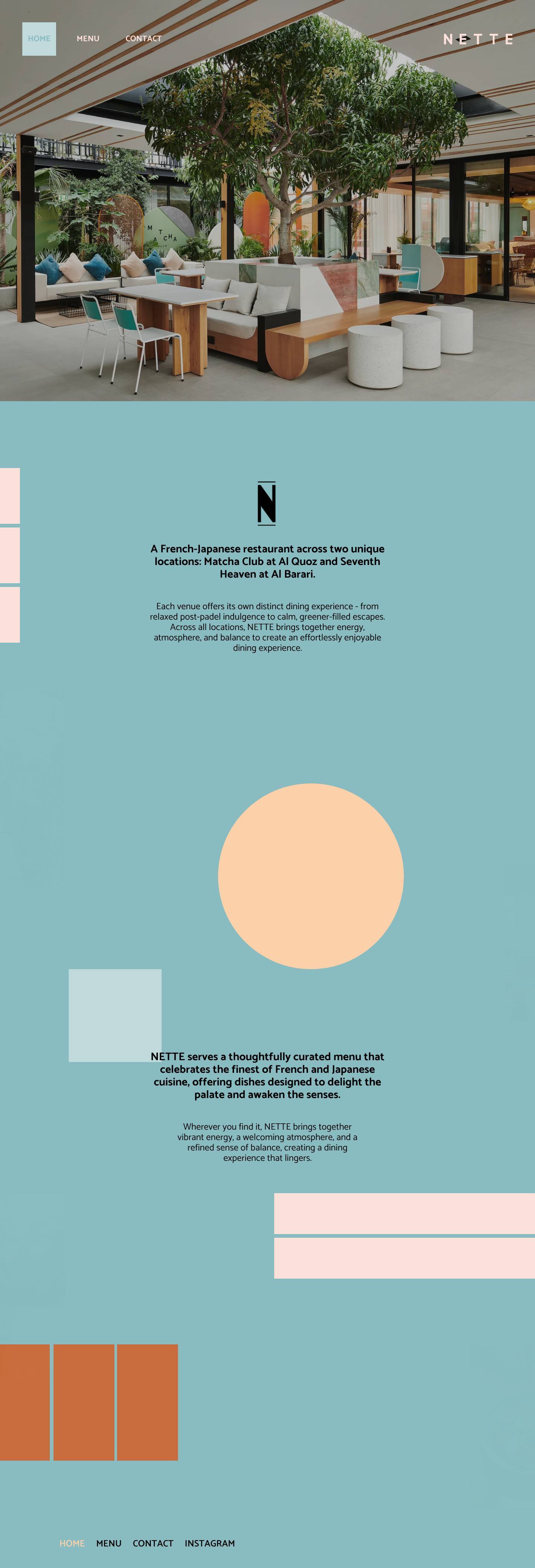 Home - NETTE - Full Screenshot