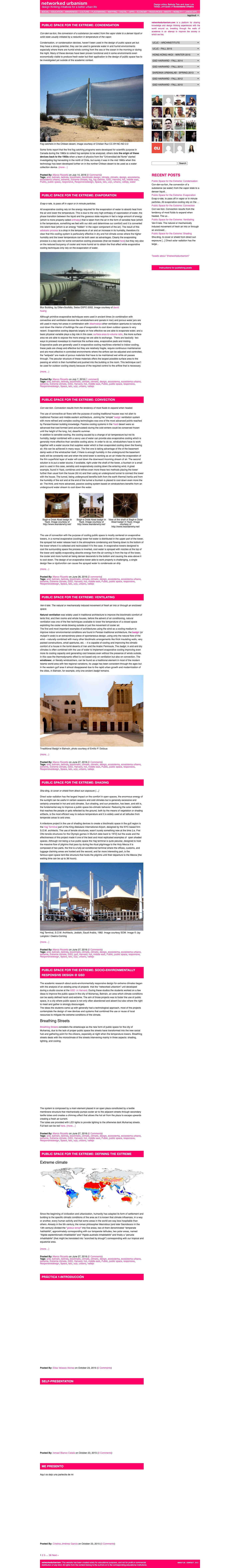 Home - Networked Urbanism - Full Screenshot