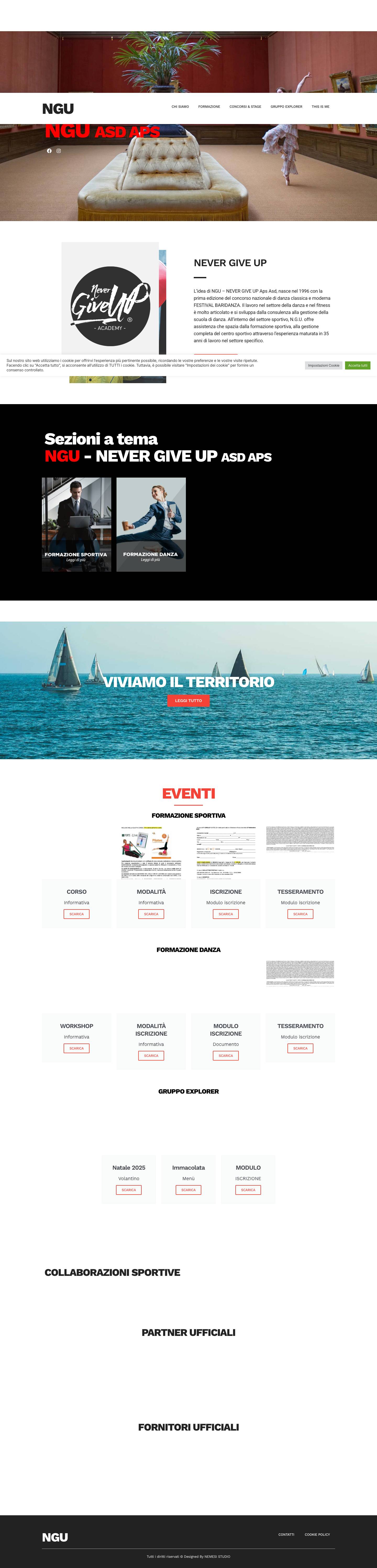 Never Give Up - Official Site - Full Screenshot