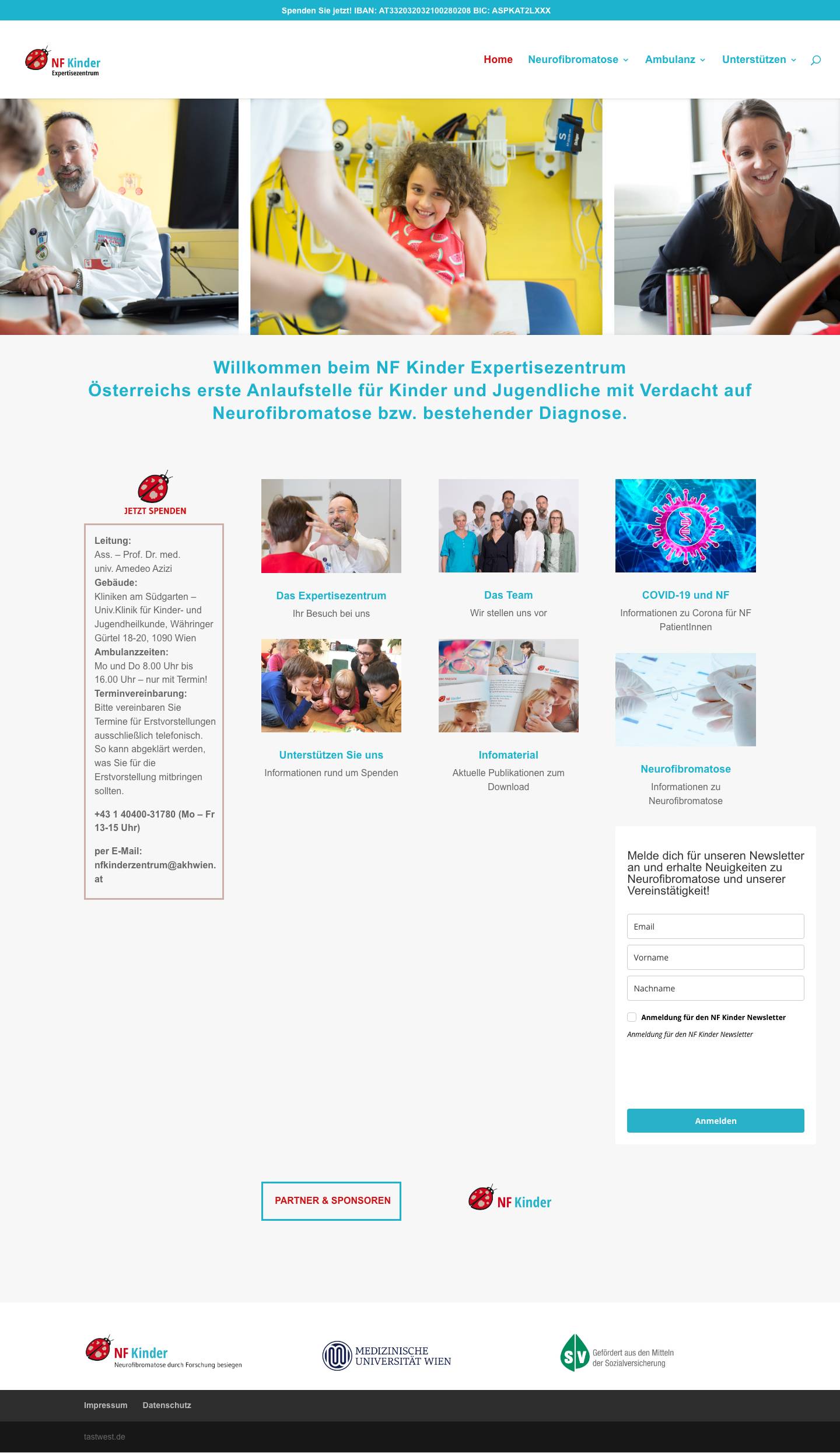 Home - NF Expertisezentrum - Full Screenshot