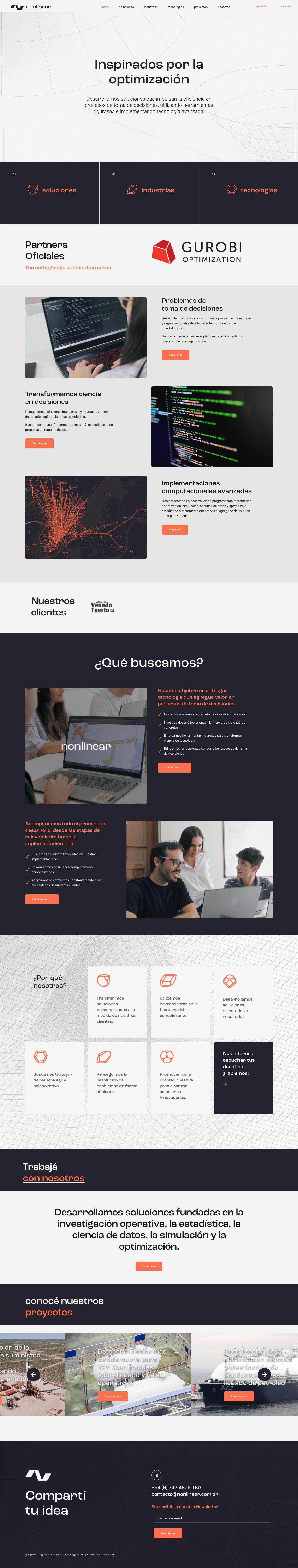 nonlinear – Inspired by optimization - Full Screenshot