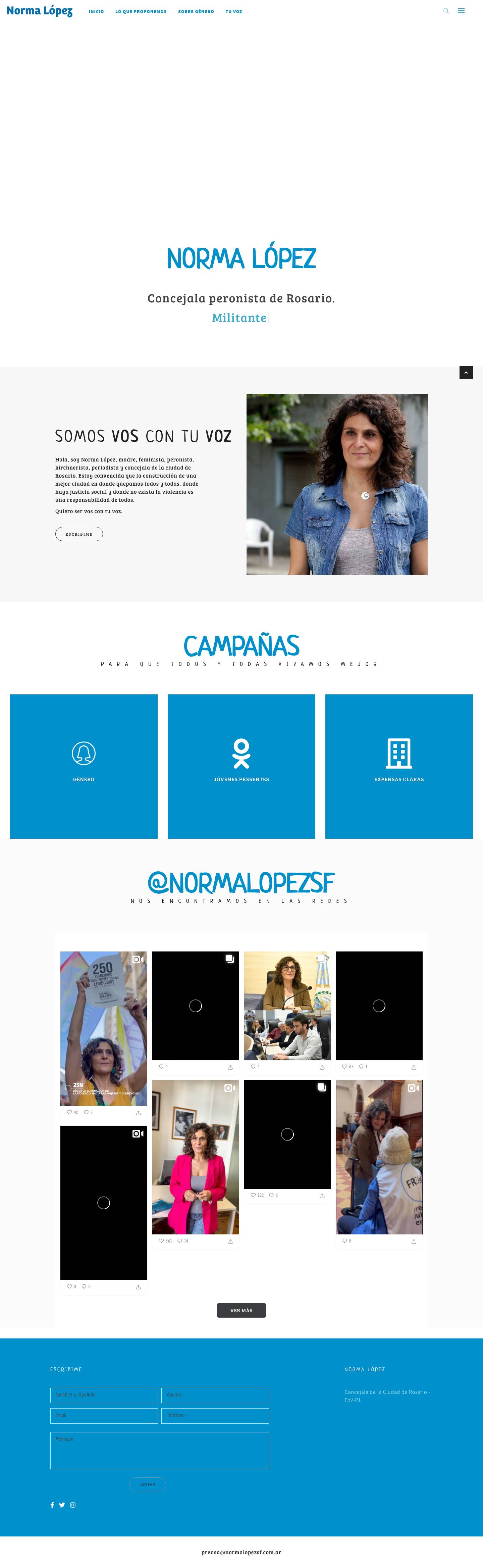 Norma López - Rosario - Santa Fe - Full Screenshot