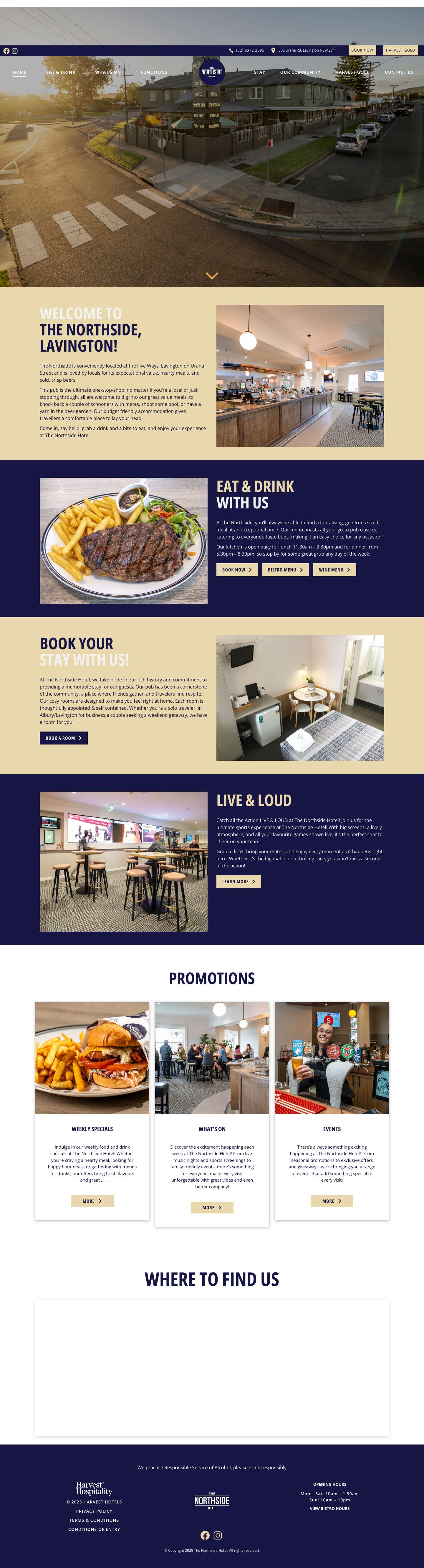 Home - Northside Hotel - Full Screenshot