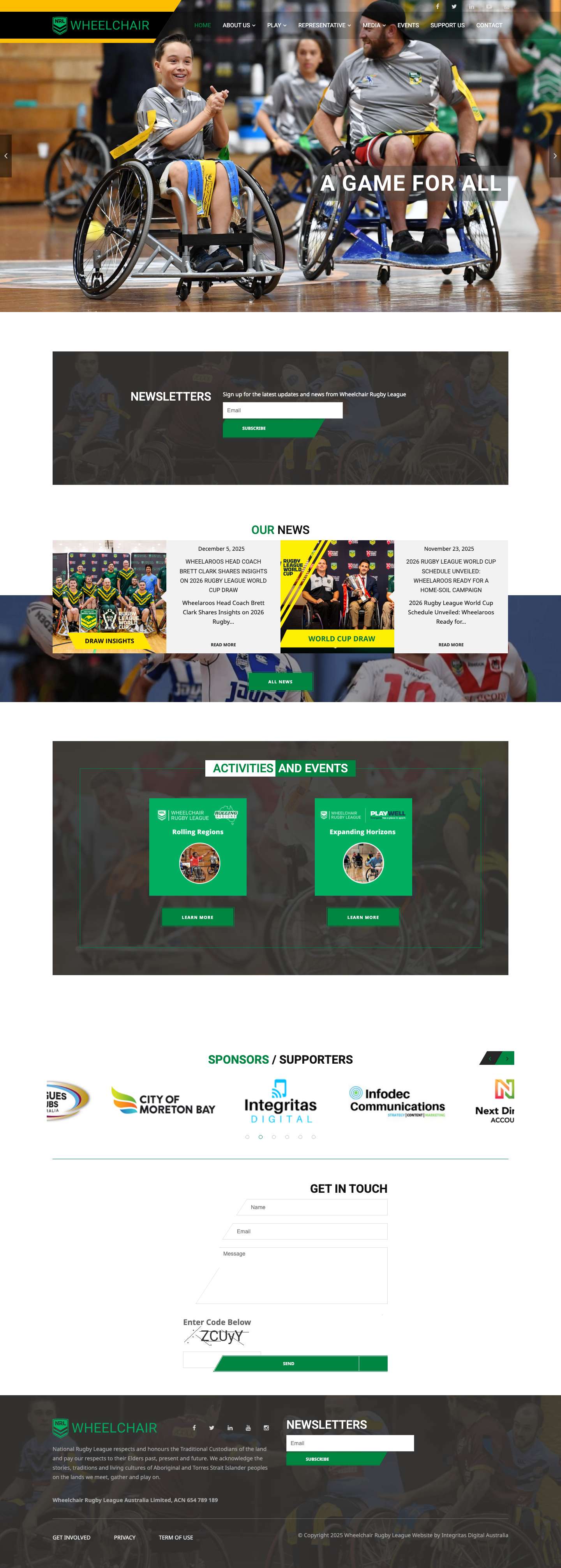 Wheelchair Rugby League – A Game For All - Full Screenshot