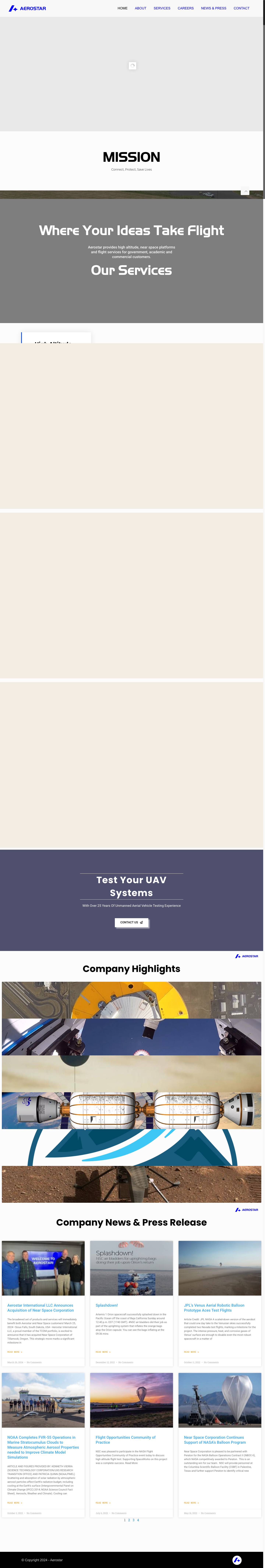 Where Ideas Take Flight - Aerostar Tillamook - Full Screenshot