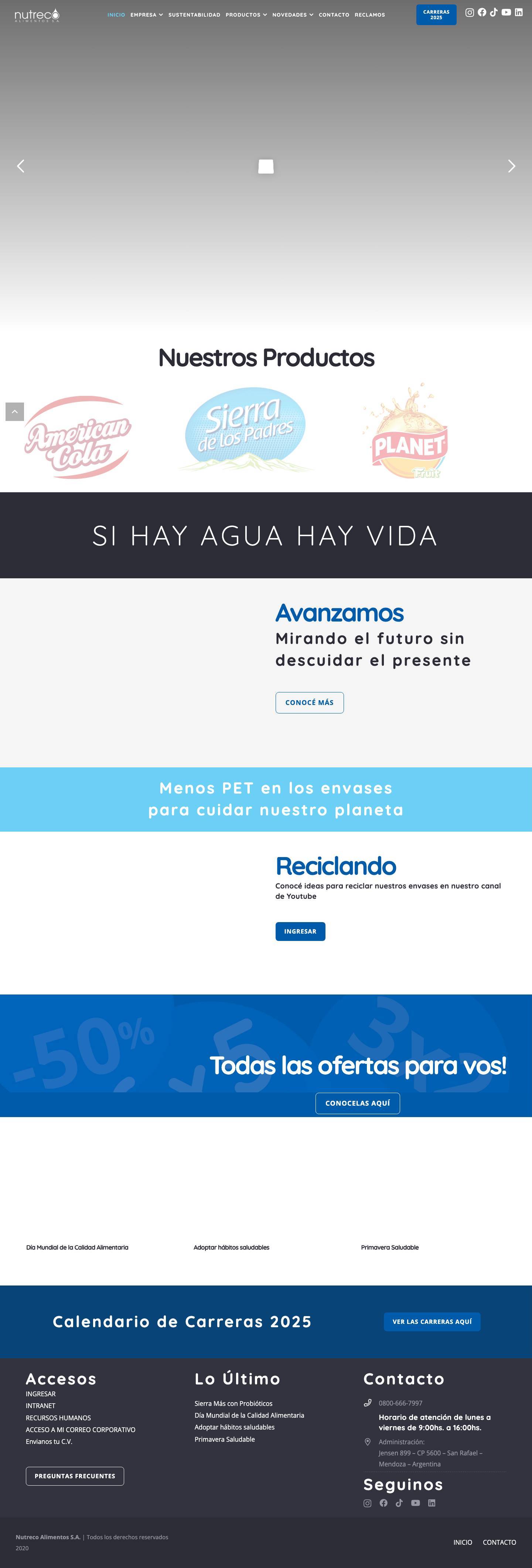 Nutreco Alimentos S.A. – – Avanzamos mirando el futuro sin descuidar el presente - Full Screenshot