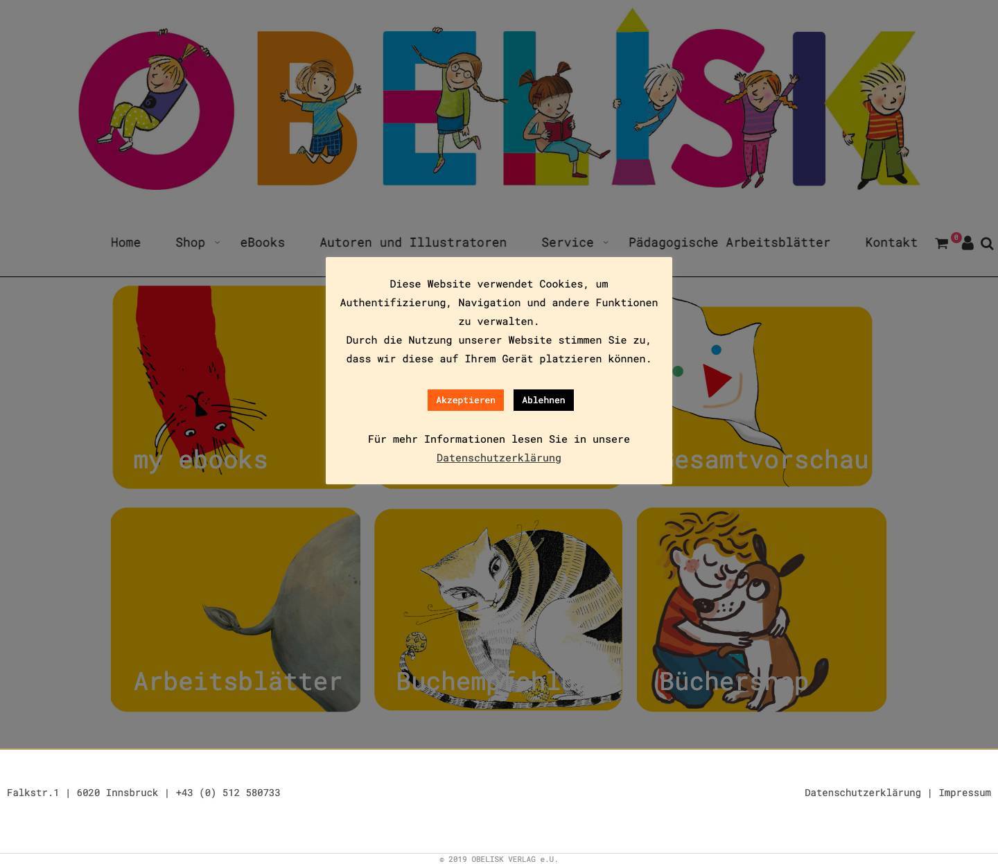 Obelisk Verlag | Home - Full Screenshot