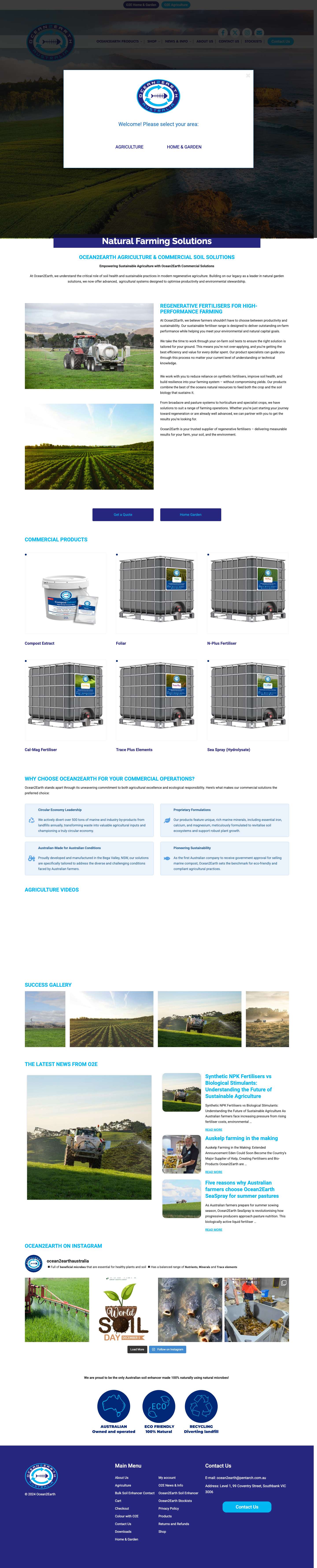 Agriculture - Ocean2Earth - Full Screenshot
